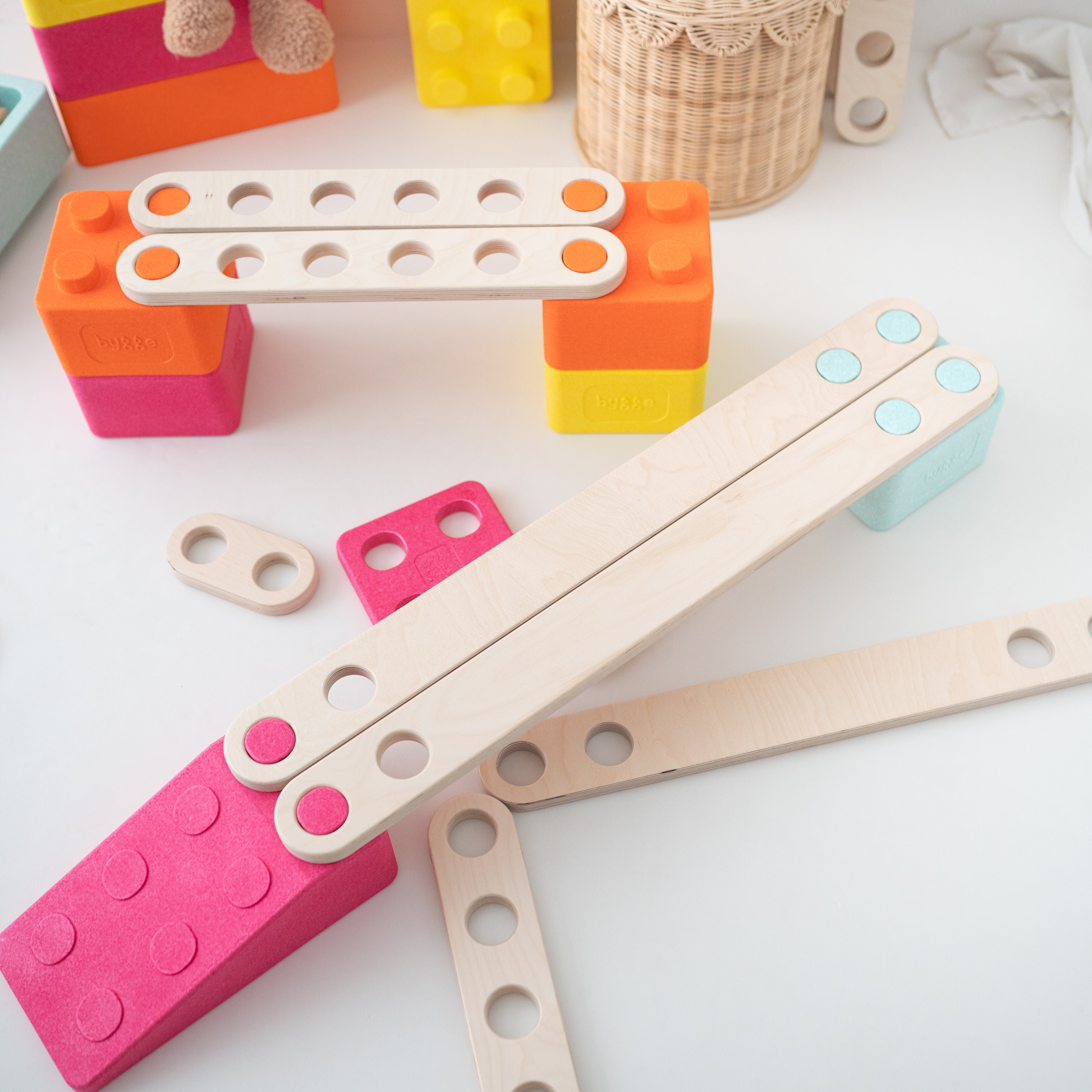Stapelwelt-Bundle Bygge: Bygge Starterset + Abenteuerbretter