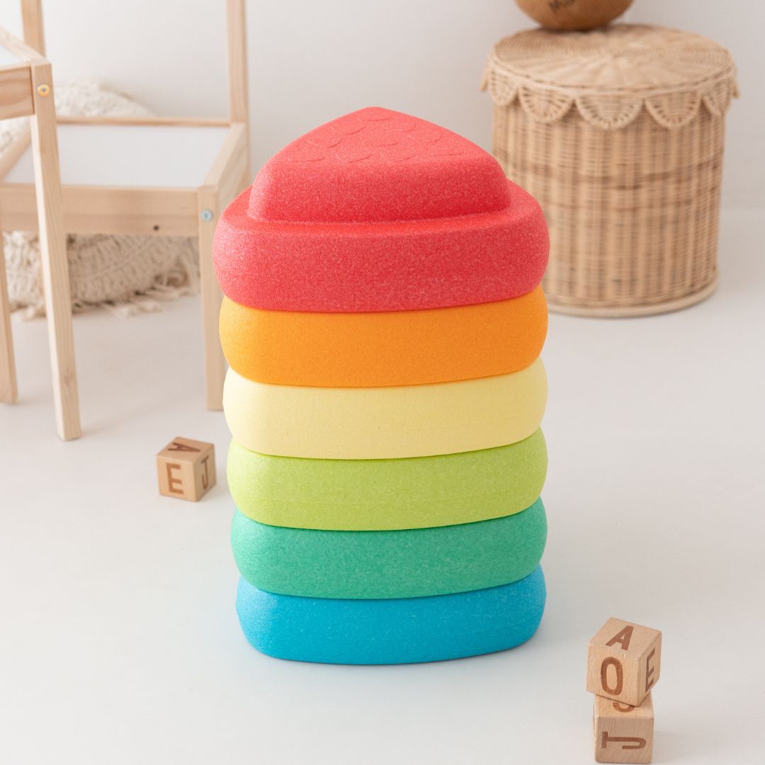 NATTOU Blocky Balance Spielsteine 6er Set