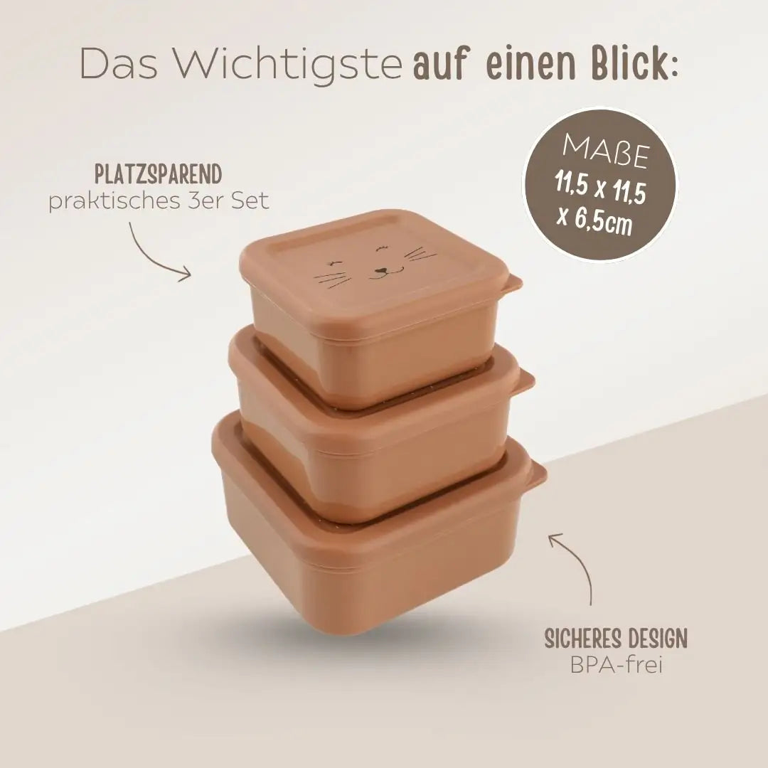 TRIXIE Snackbox 3er Set Brotdose -  wunderwunsch
