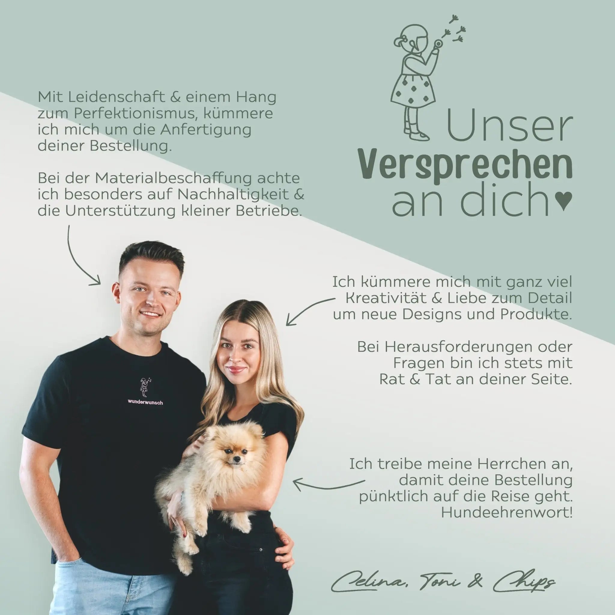 Adventskiste personalisiert - "Weihnachtstiere unten Sterne" Aquarell - wunderwunsch