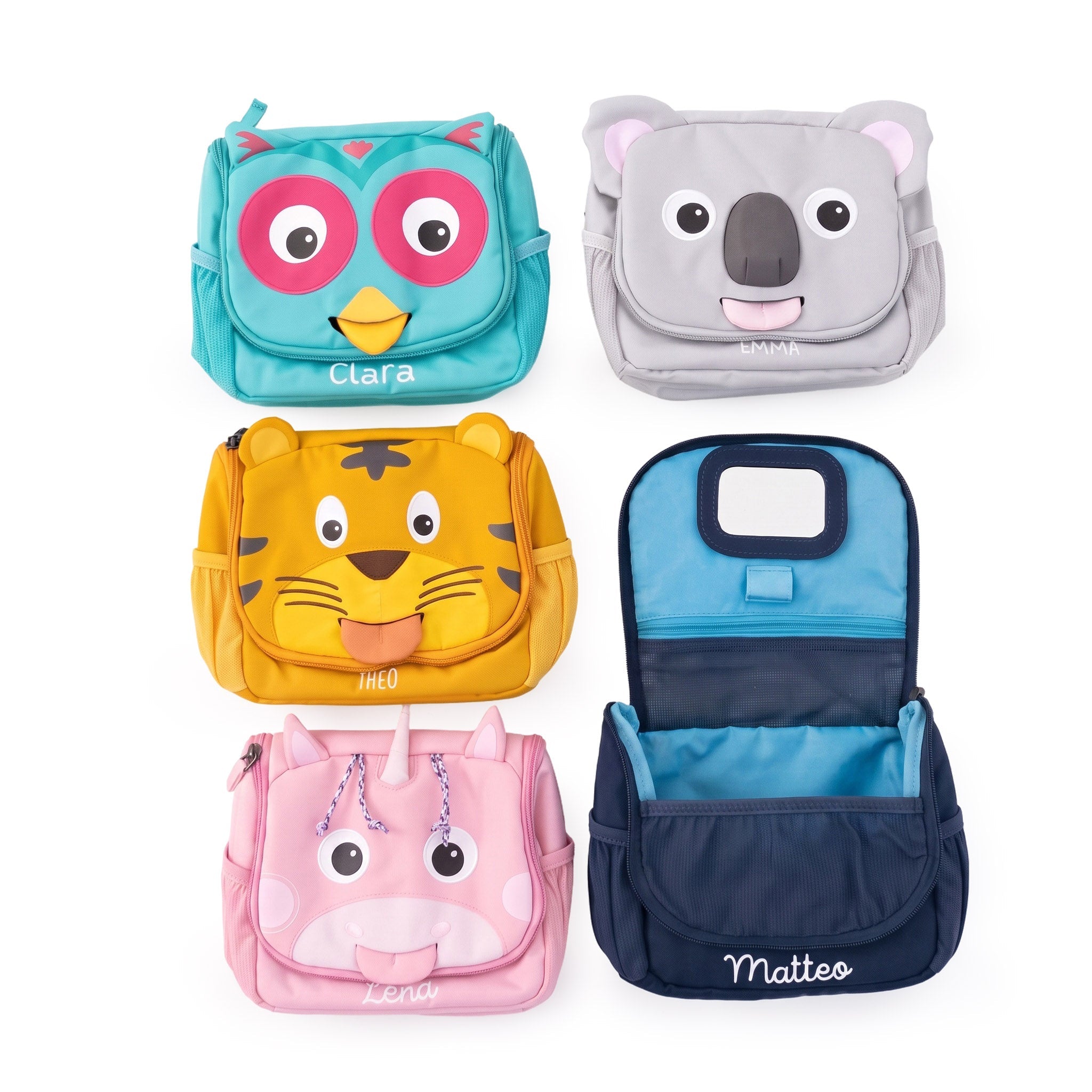 AFFENZAHN Kulturtasche personalisiert - wunderwunsch