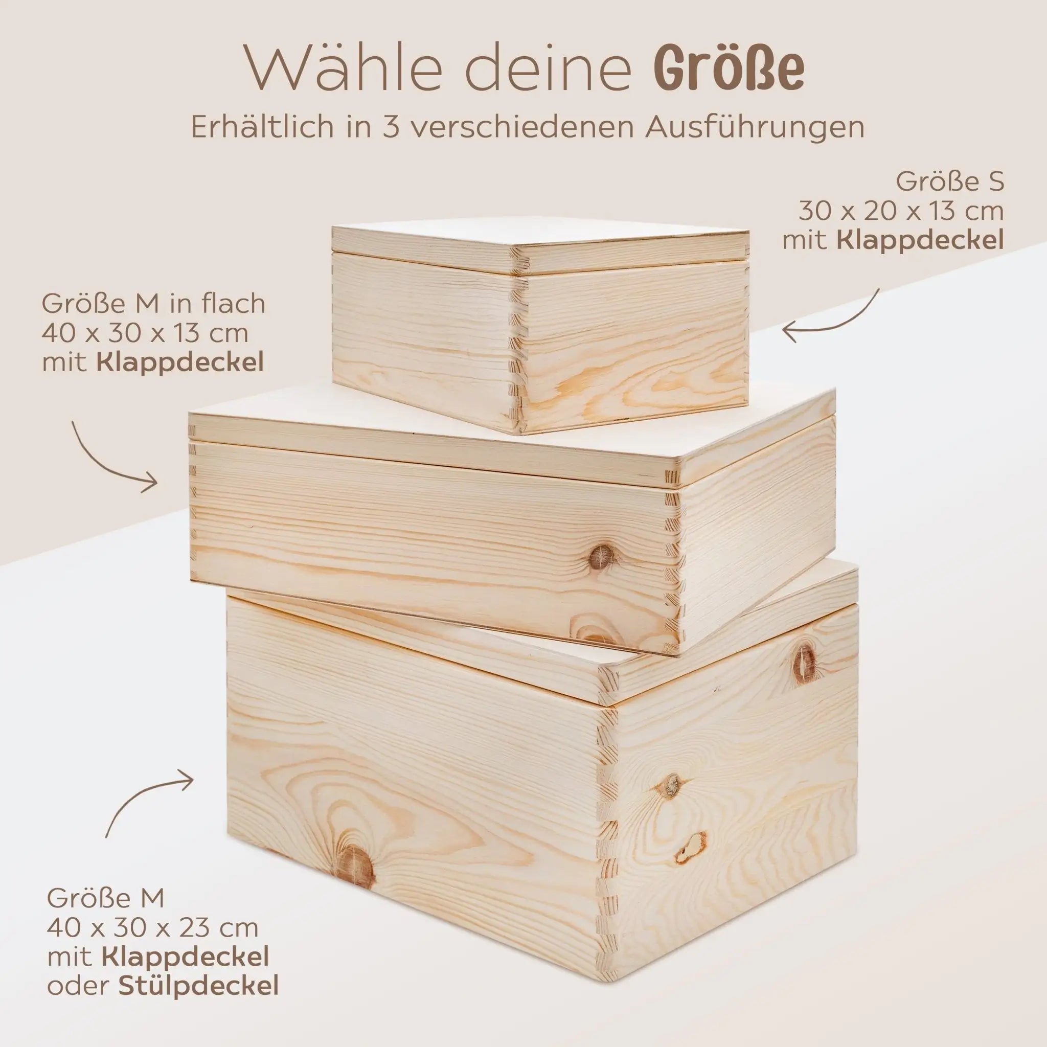 B - WARE Holzkiste - wunderwunsch