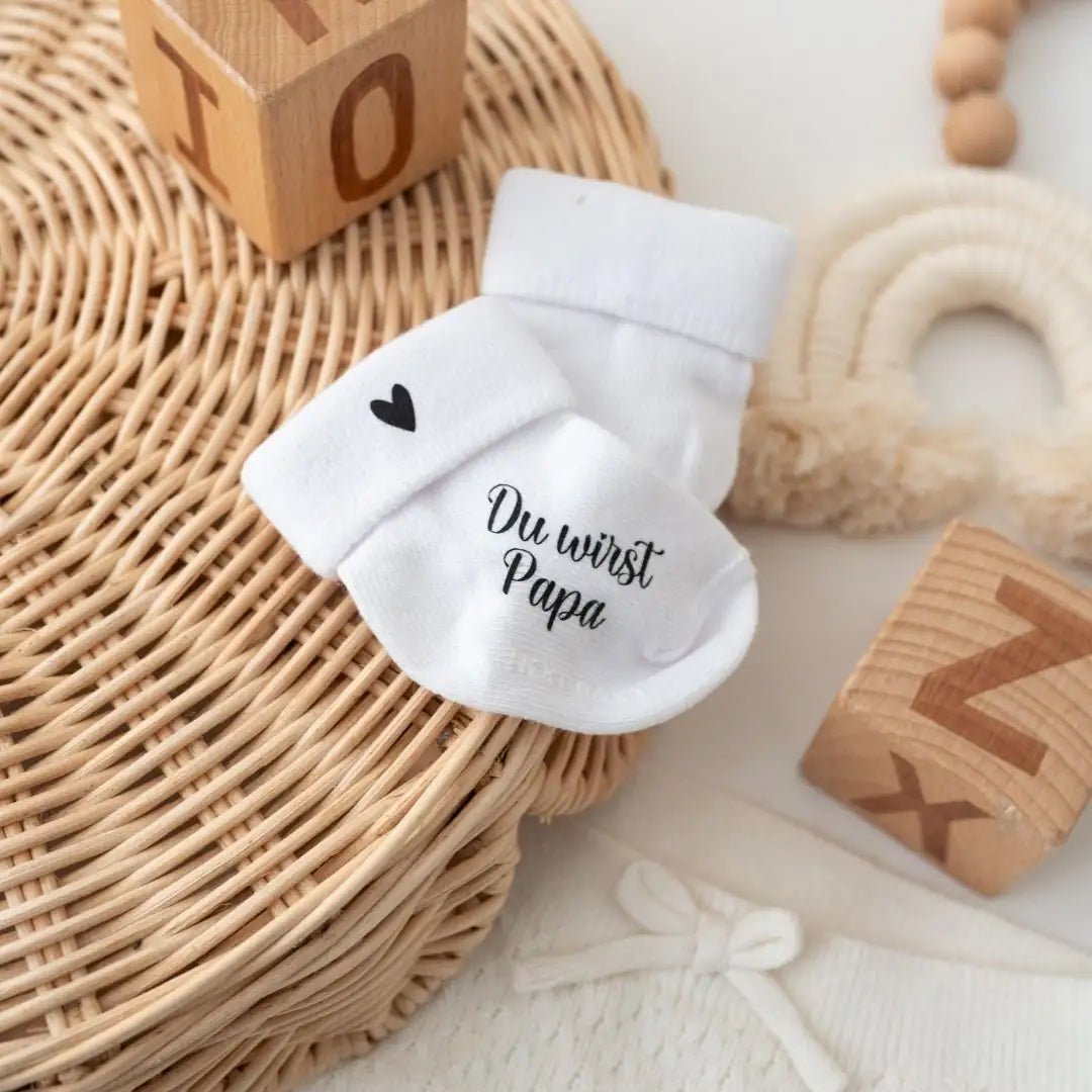Babysocke Schwangerschaft verkünden - wunderwunsch