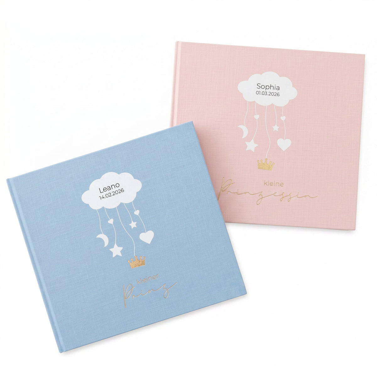 Babytagebuch „Wolke“ personalisiert - wunderwunsch