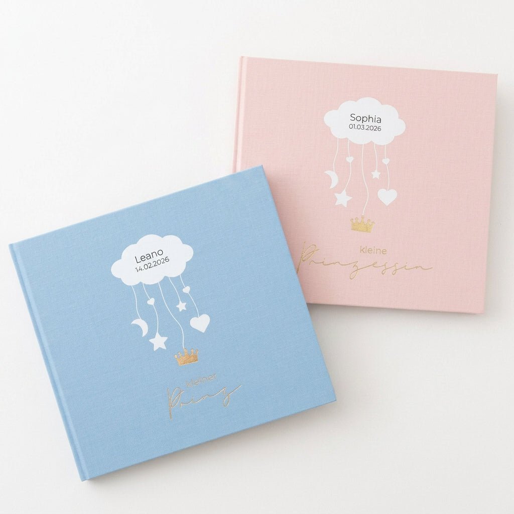 Babytagebuch „Wolke“ personalisiert - wunderwunsch