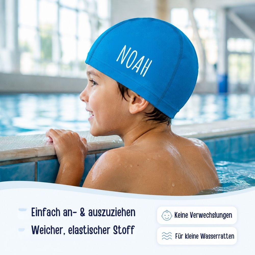 Badekappe Kinder personalisiert - wunderwunsch