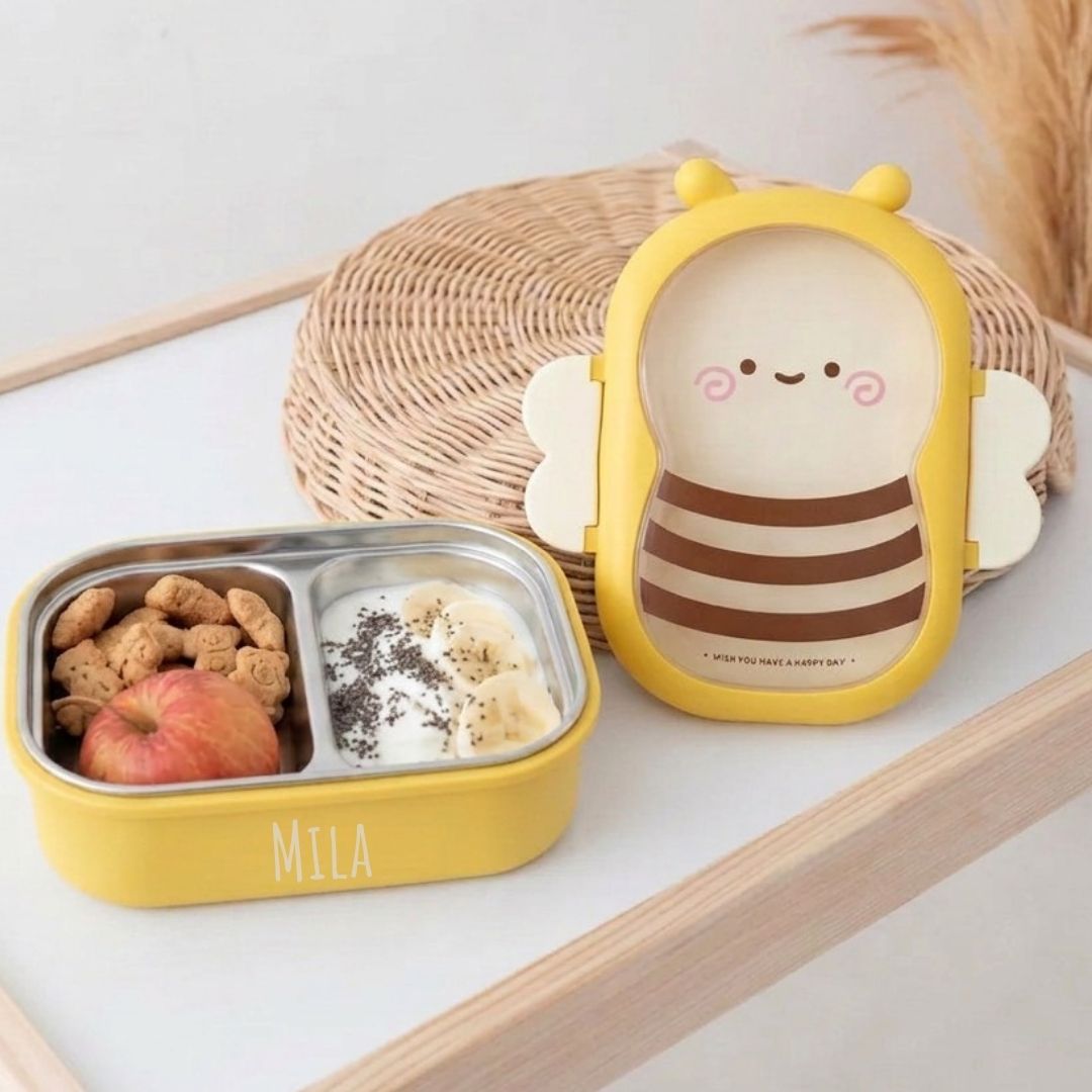Bento Brotdose personalisiert - Biene - wunderwunsch