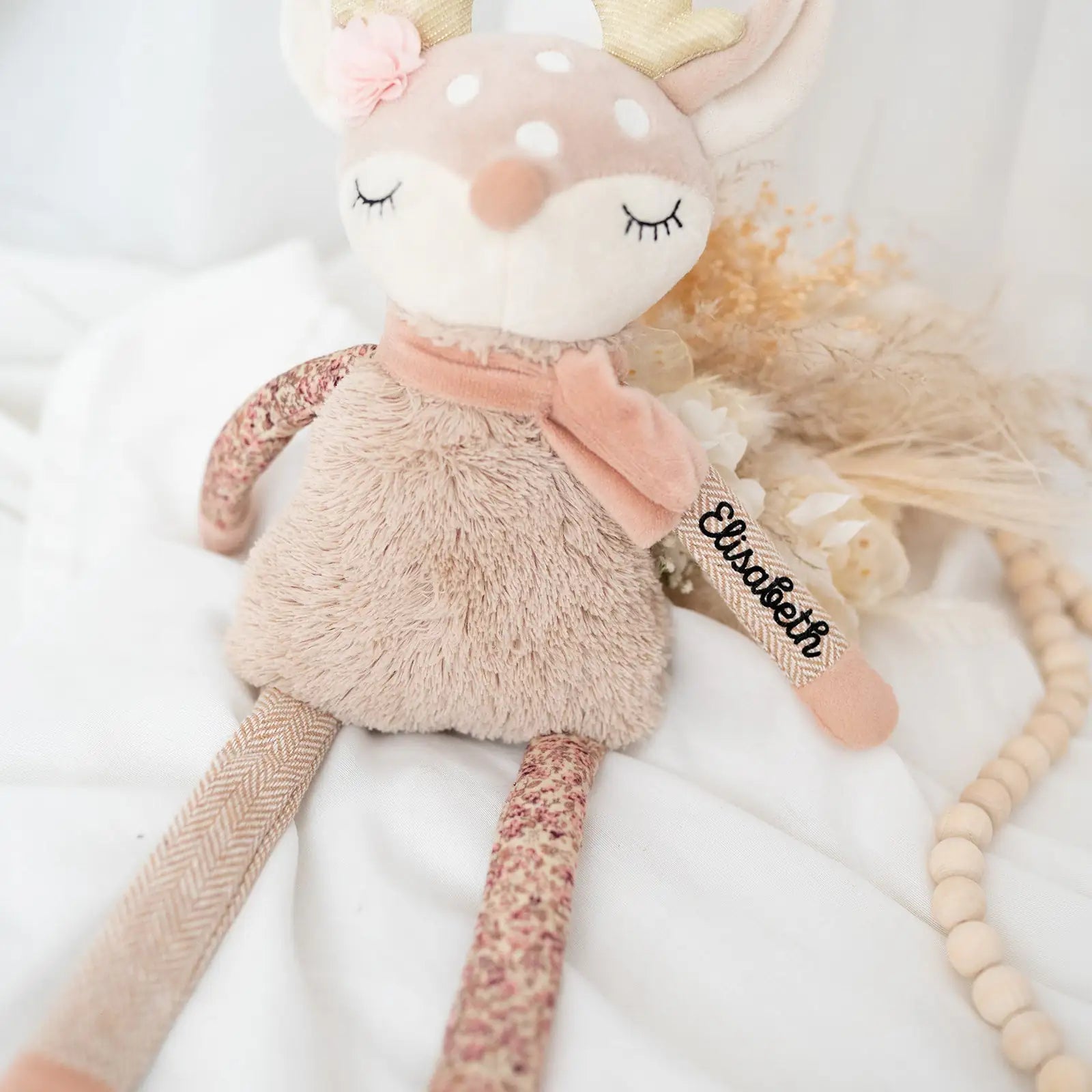 BIECO Großes Kuscheltier Igel oder Reh personalisiert - wunderwunsch