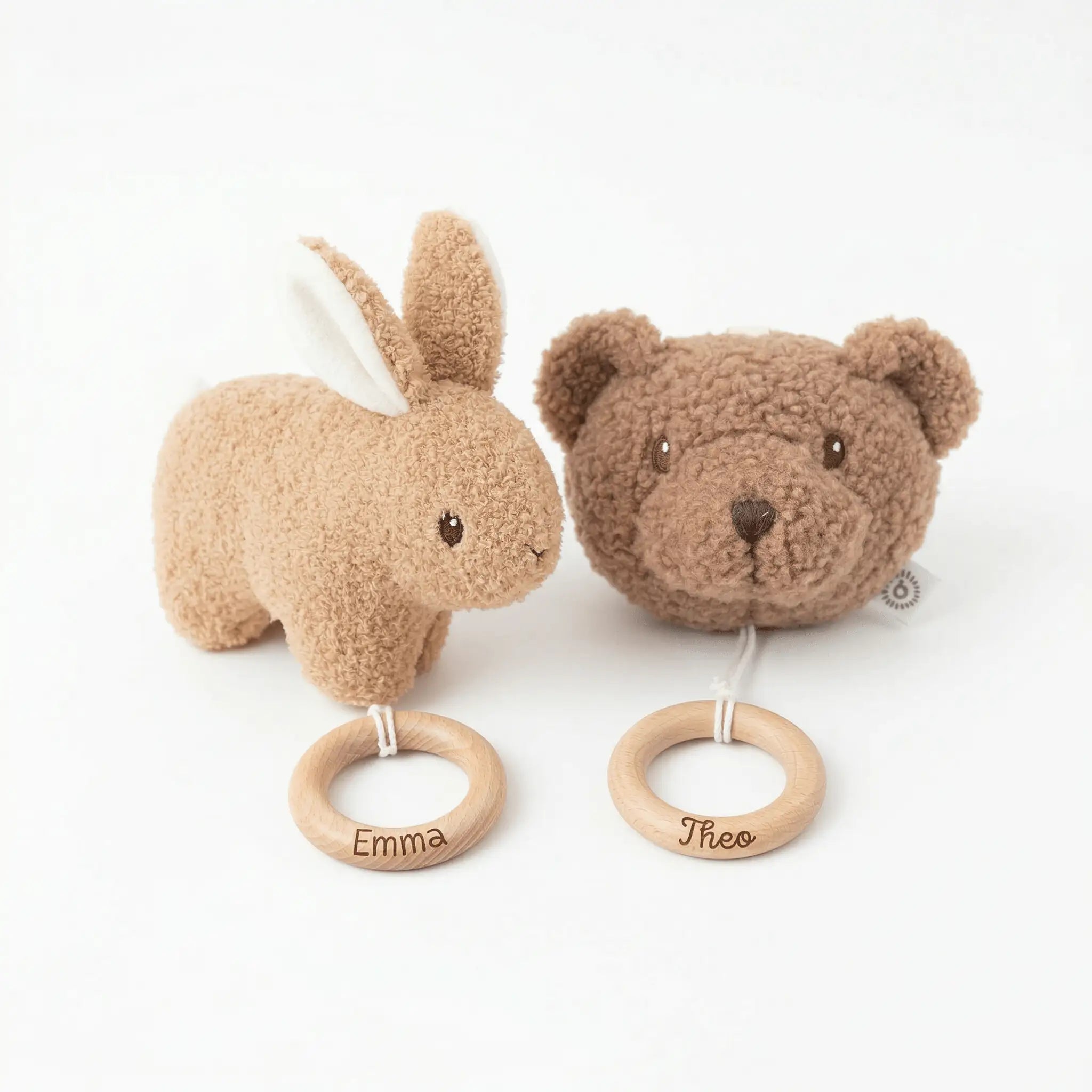 BIECO Musikspieluhr Hase & Bär personalisierbar - wunderwunsch