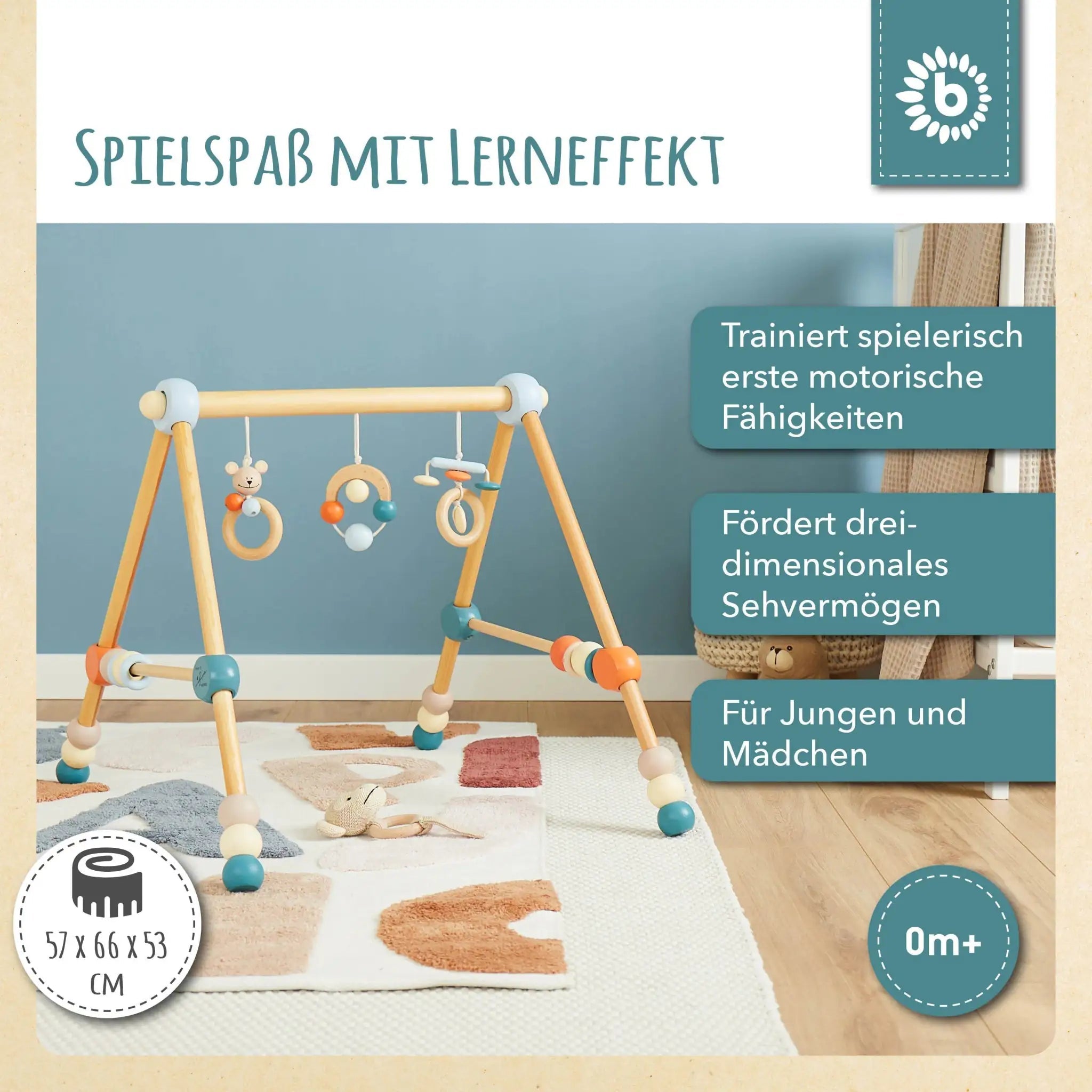 BIECO Spielbogen Bär - wunderwunsch