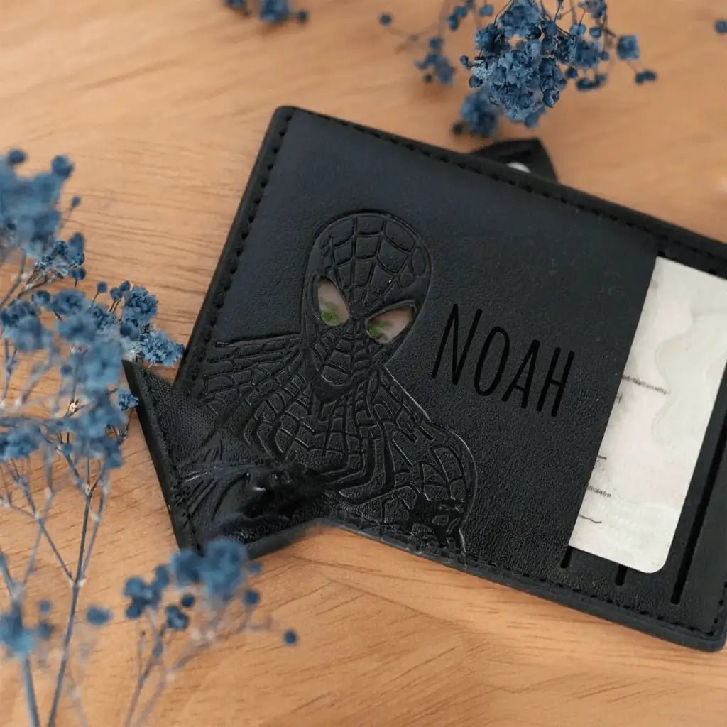 Cardholder Batman oder Spiderman personalisierbar - wunderwunsch