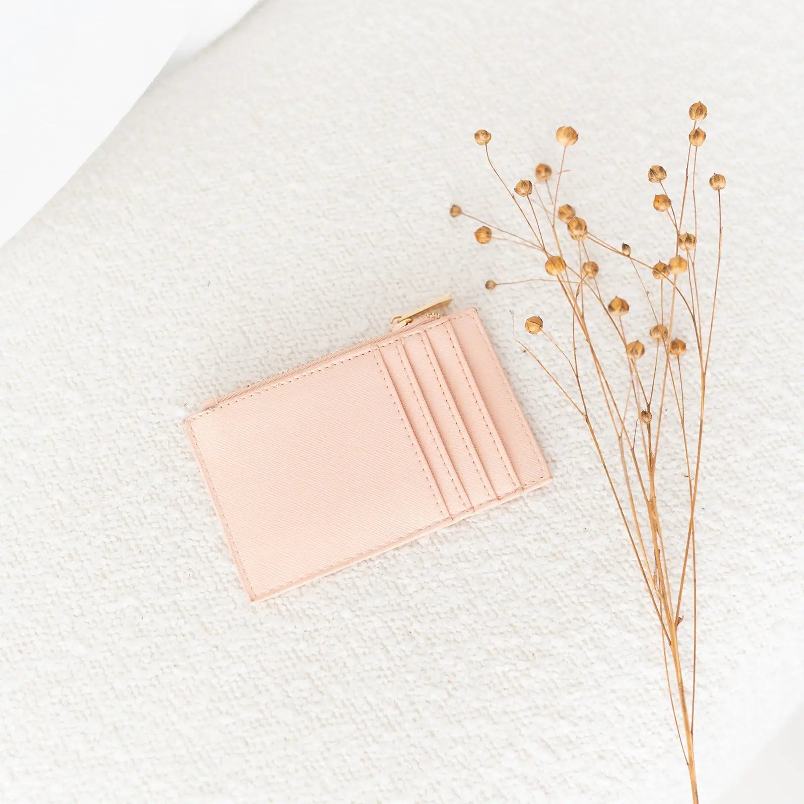 Cardholder - Schwarz, Rosa, Grau - wunderwunsch