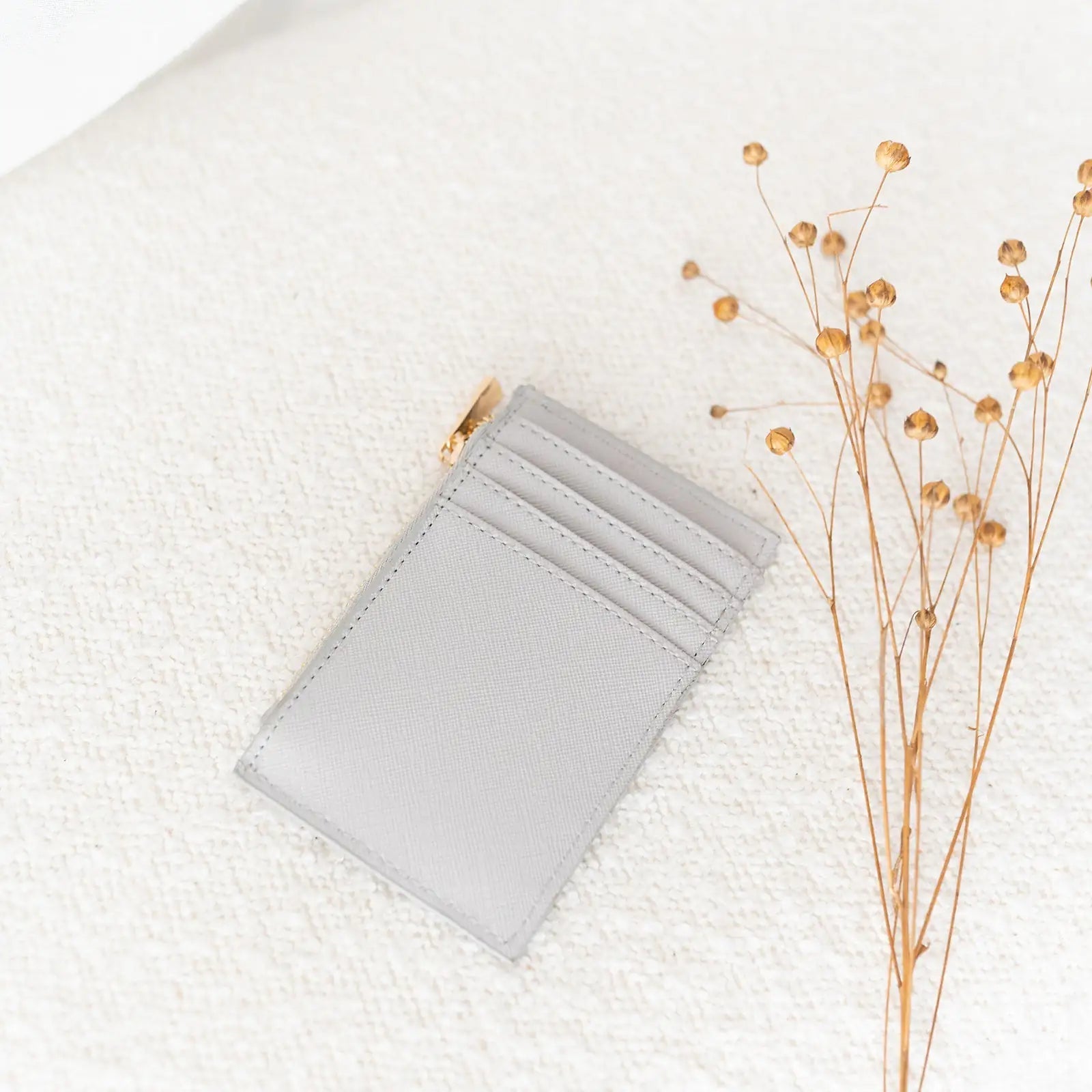 Cardholder - Schwarz, Rosa, Grau - wunderwunsch