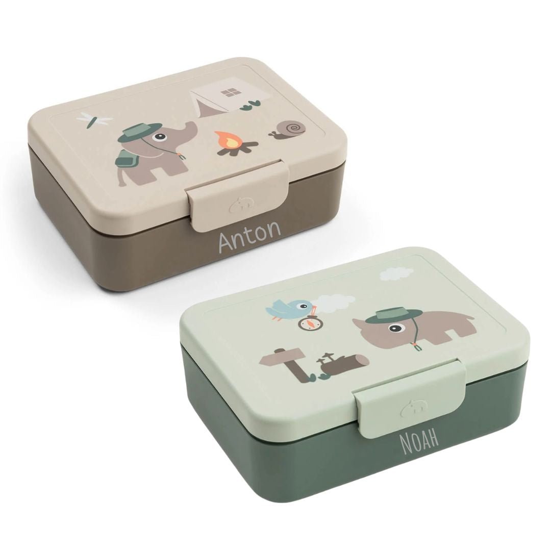 DONEBYDEER Kinder Brotdose personalisiert - Tiny Trails - wunderwunsch