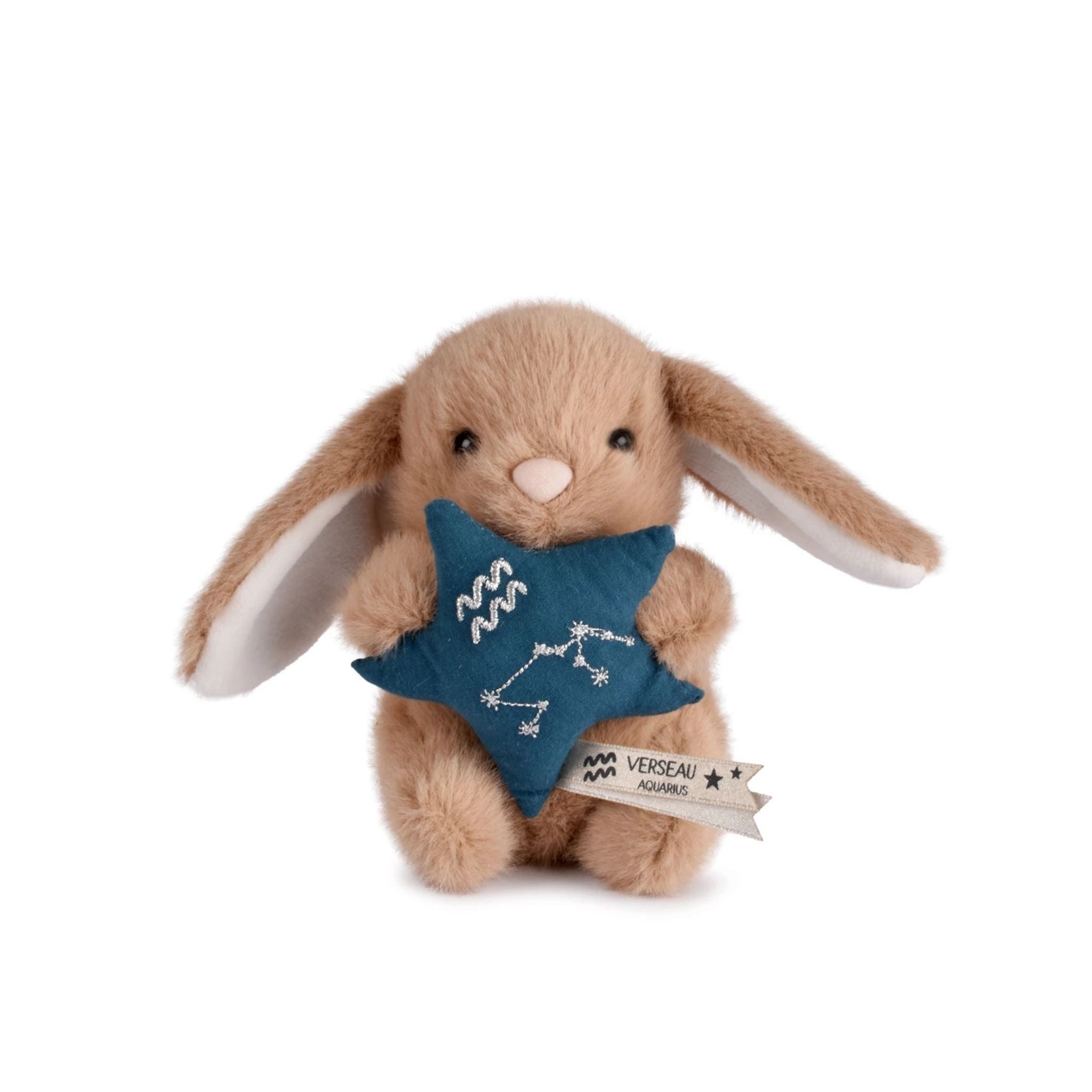 DOUDOU Kuscheltier Sternzeichen Hase personalisiert - wunderwunsch