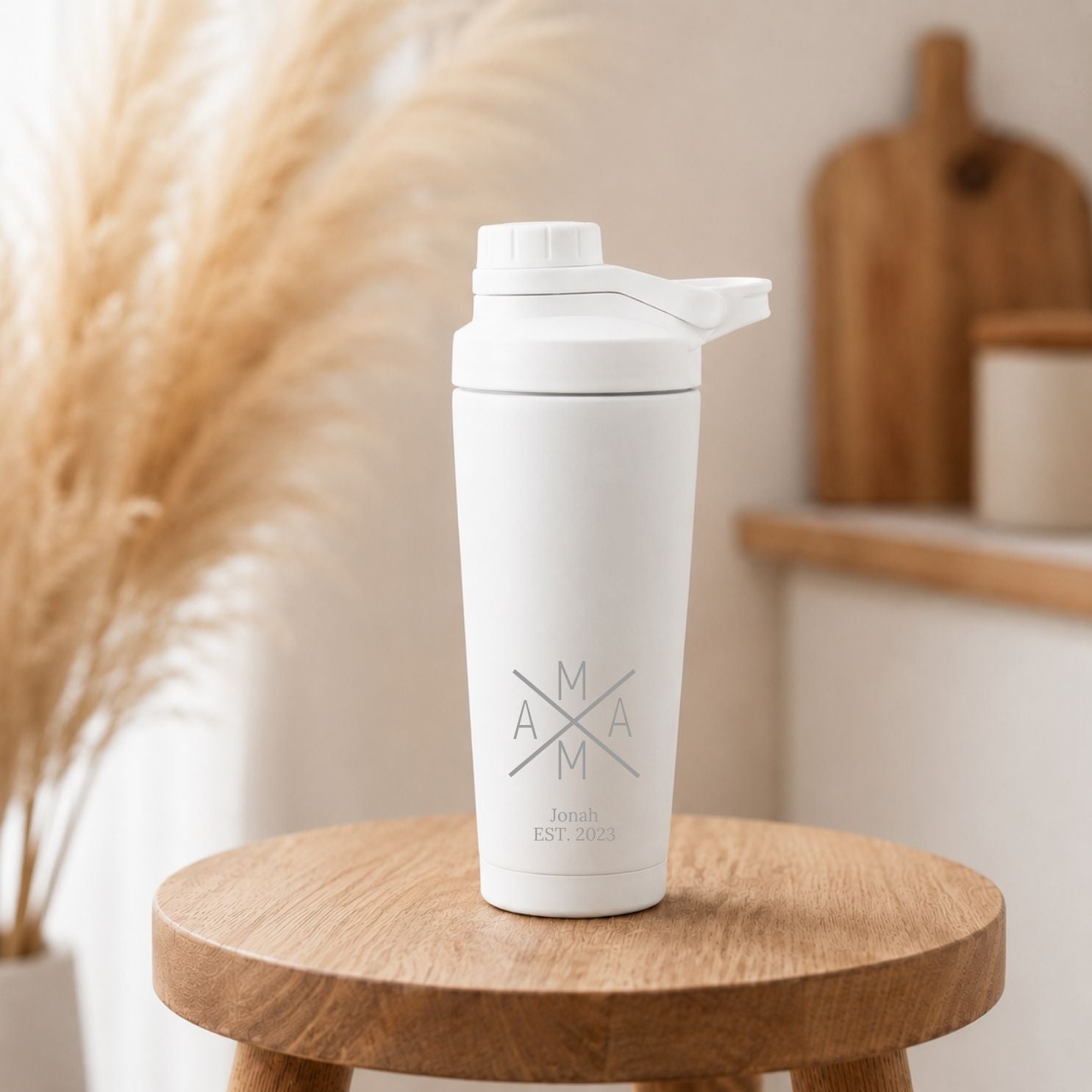 Edelstahl Shaker 700ml personalisiert - Mama/Papa - wunderwunsch