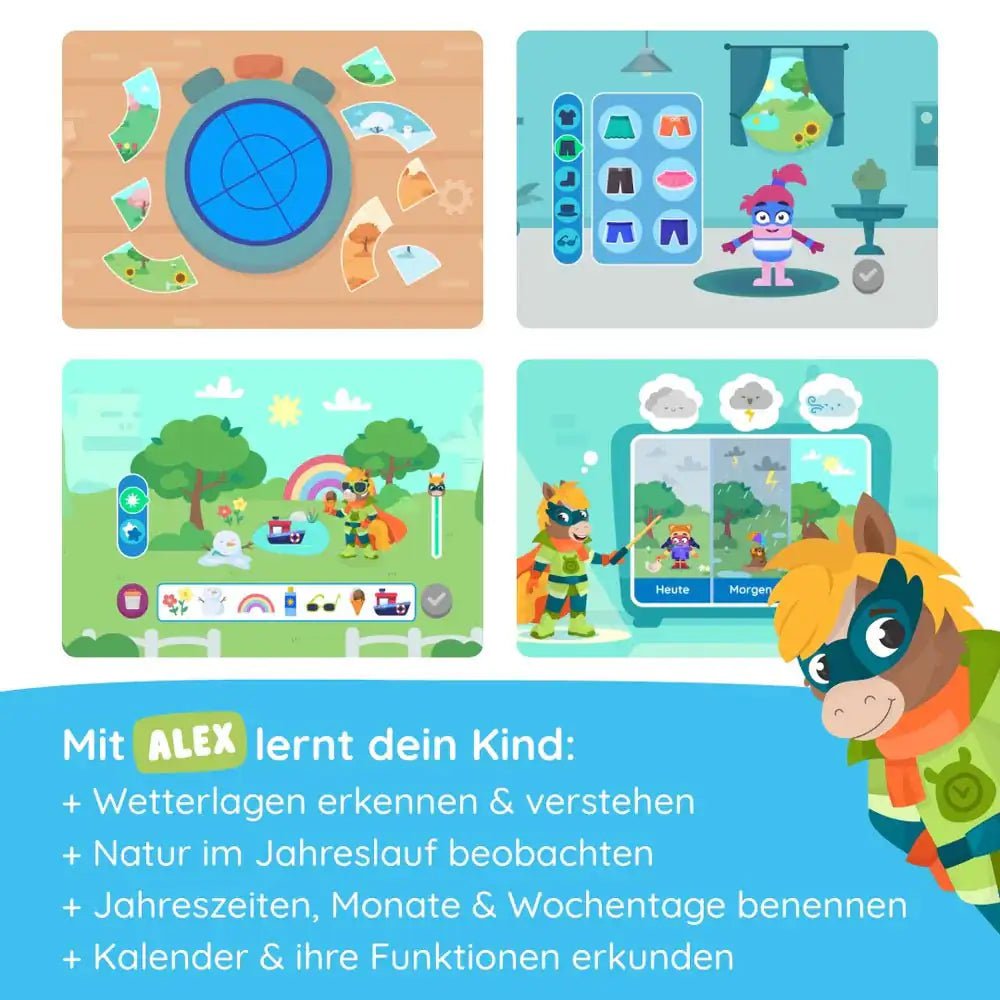 EDURINO Figur Alex - Kalender & Jahreszeiten - wunderwunsch