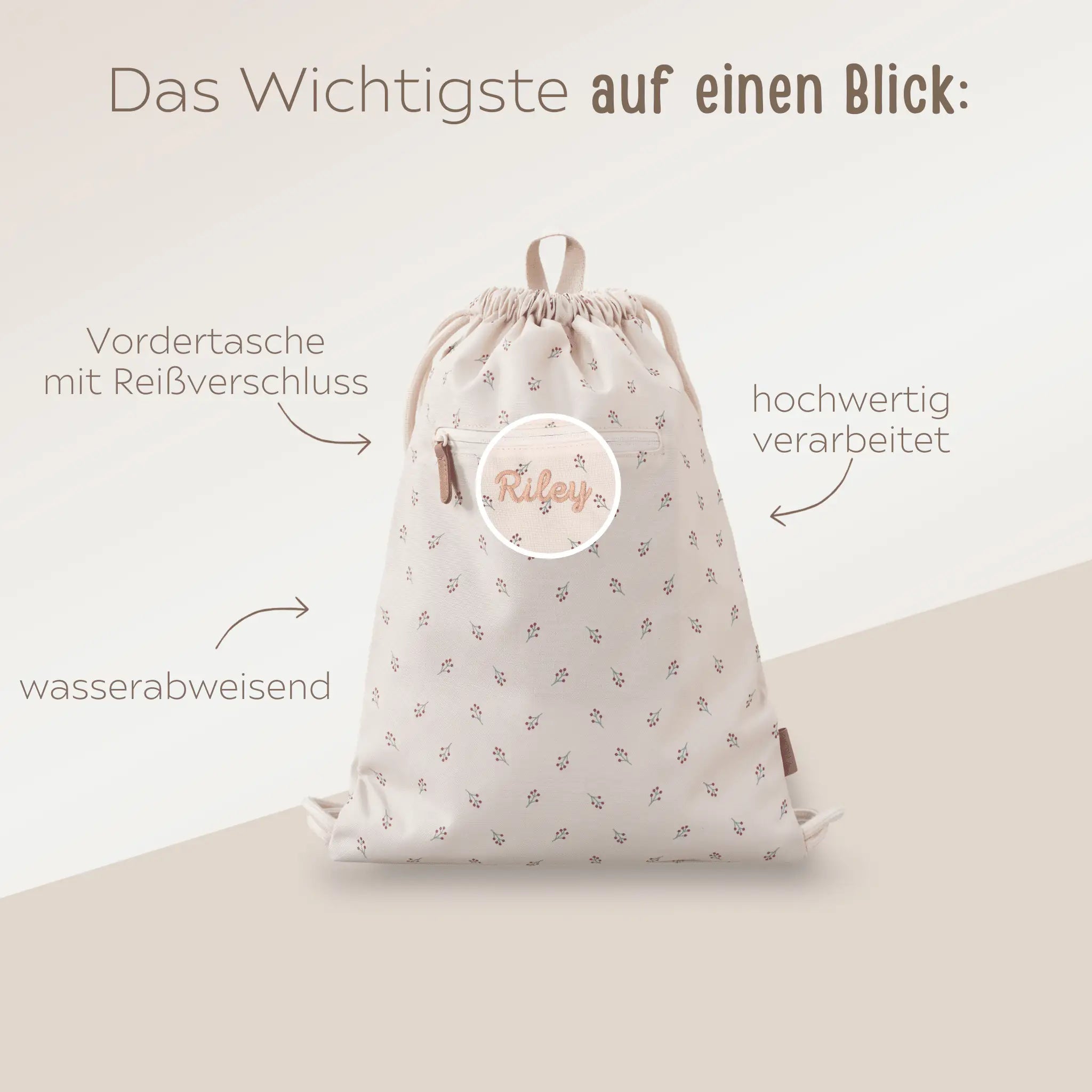 FRESK Turnbeutel mit Personalisierung - wunderwunsch