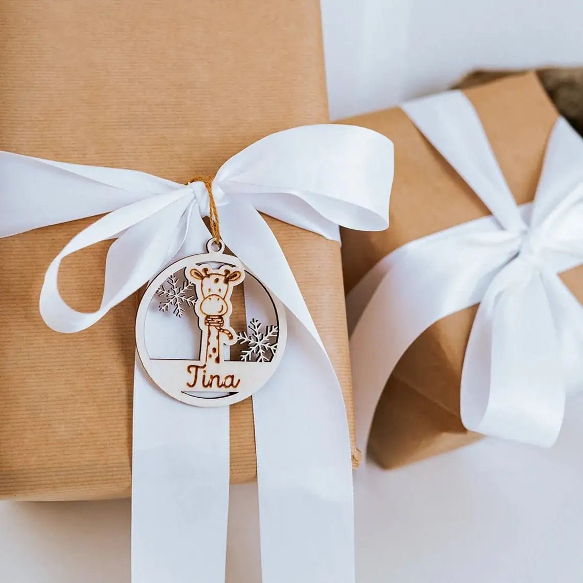 Geschenkanhänger "Tiere" personalisiert - wunderwunsch