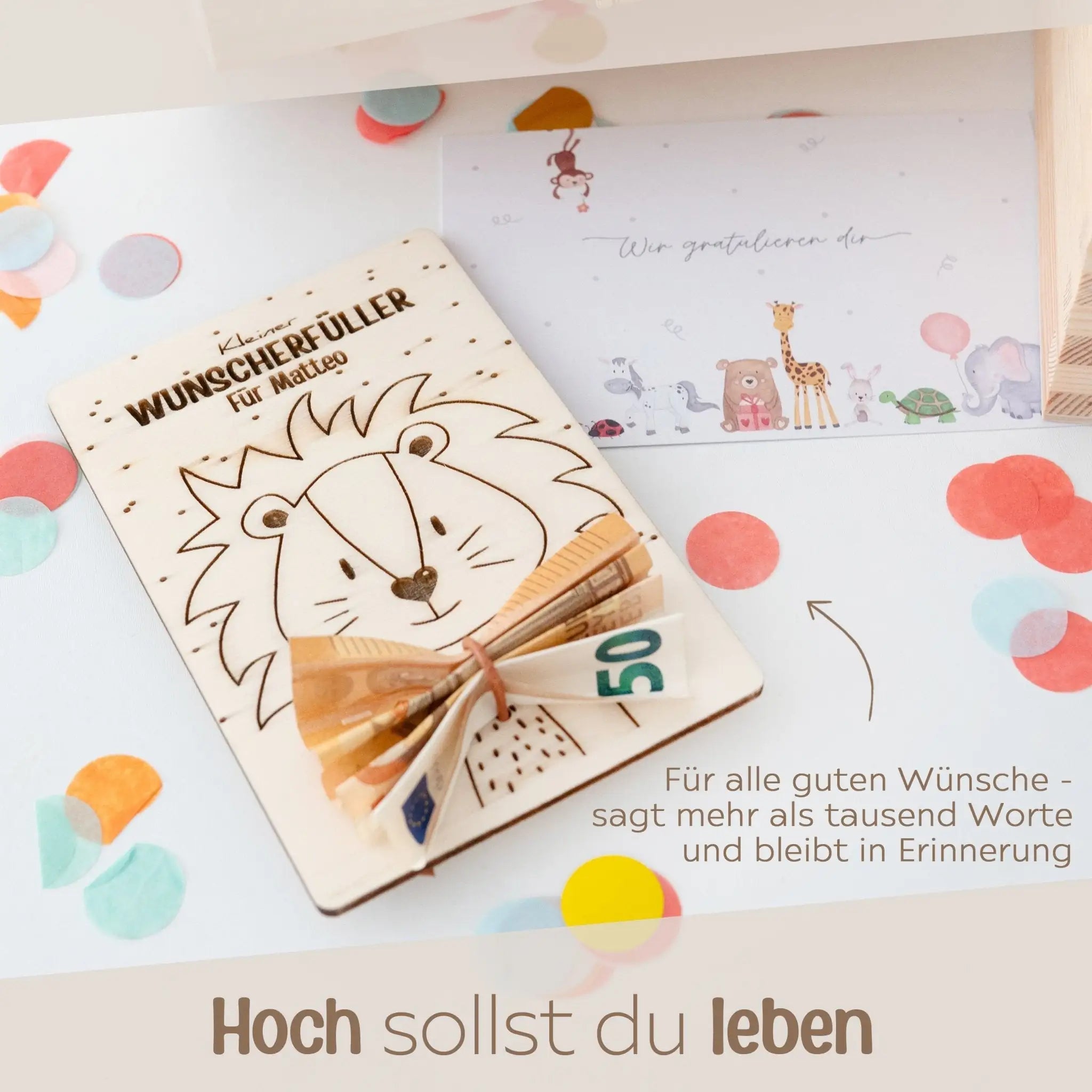 Geschenkbox Geburtstag - Wunscherfüller + Postkarte - wunderwunsch