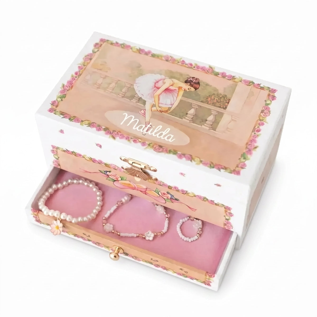 GOKI Schmuckkästchen Ballerina personalisierbar - wunderwunsch