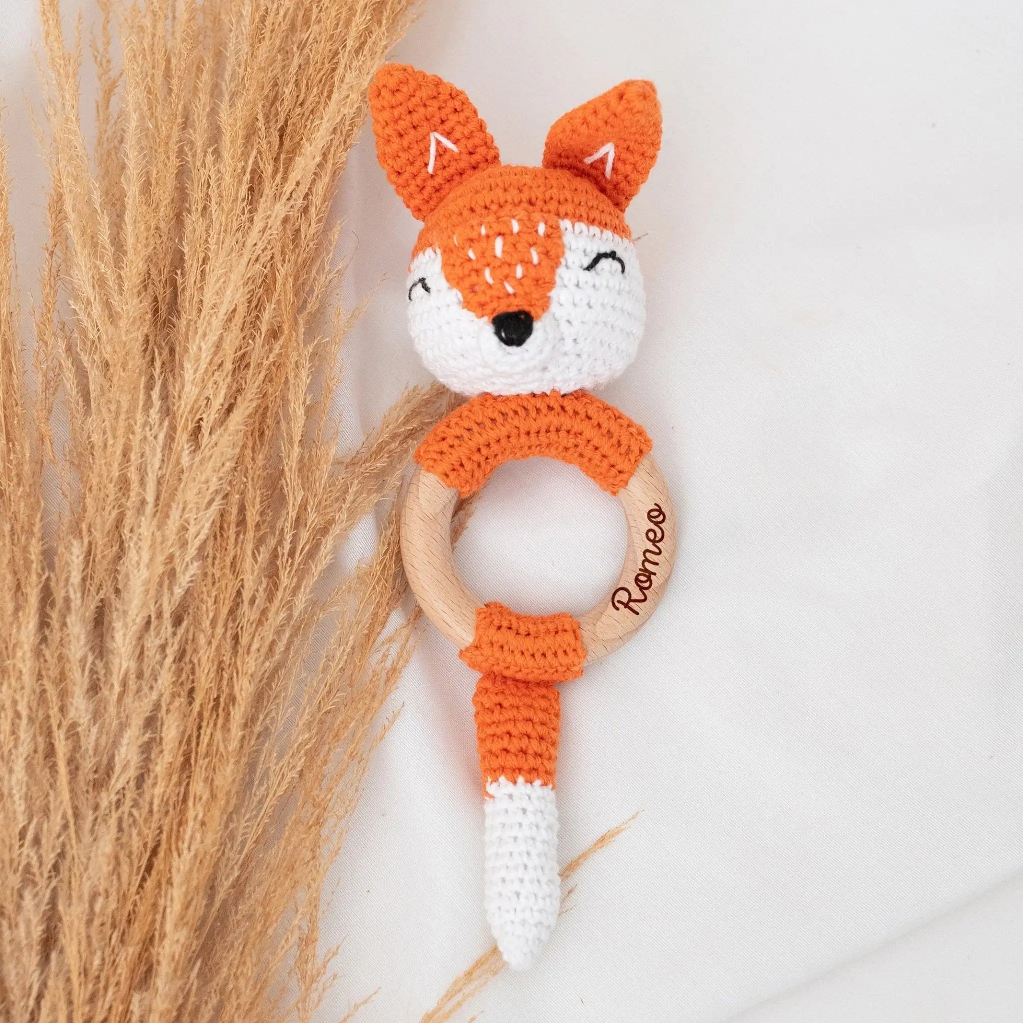 Greifling Fuchs personalisiert - wunderwunsch