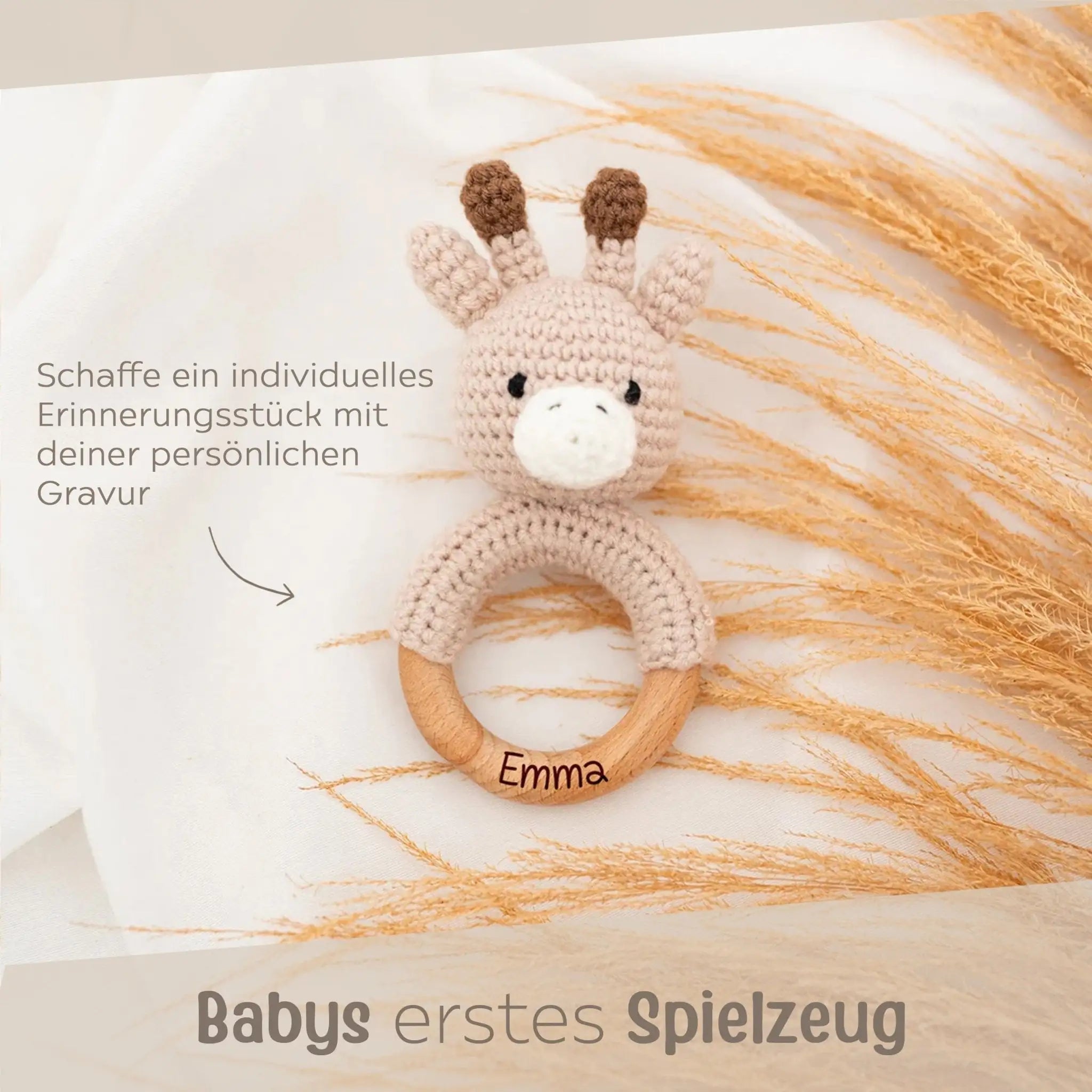 Greifling Giraffe personalisiert - wunderwunsch