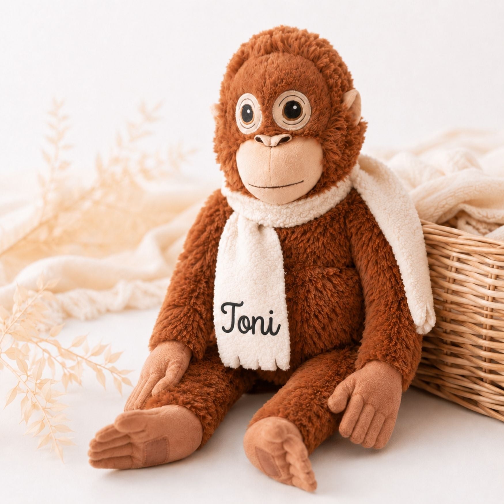 IKEA Kuscheltier personalisiert - Affe - wunderwunsch