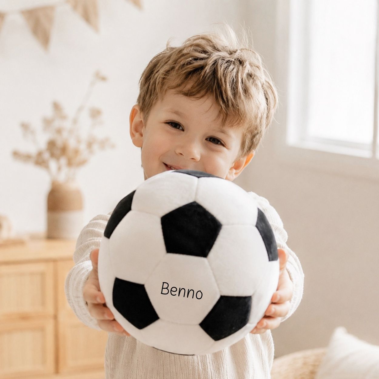 IKEA Stoff Fußball personalisiert - wunderwunsch