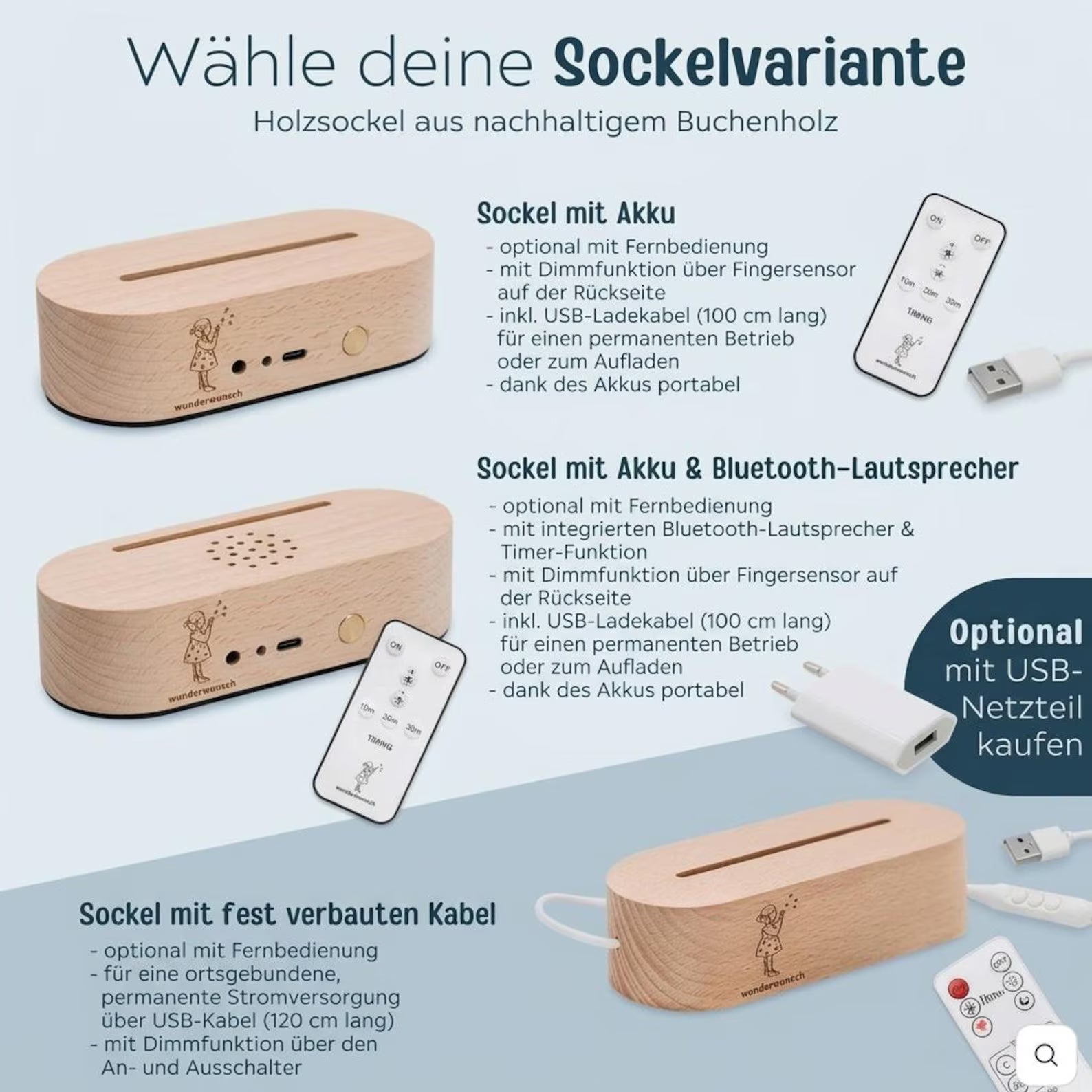 LED Nachtlicht Herz - Danke Mama
