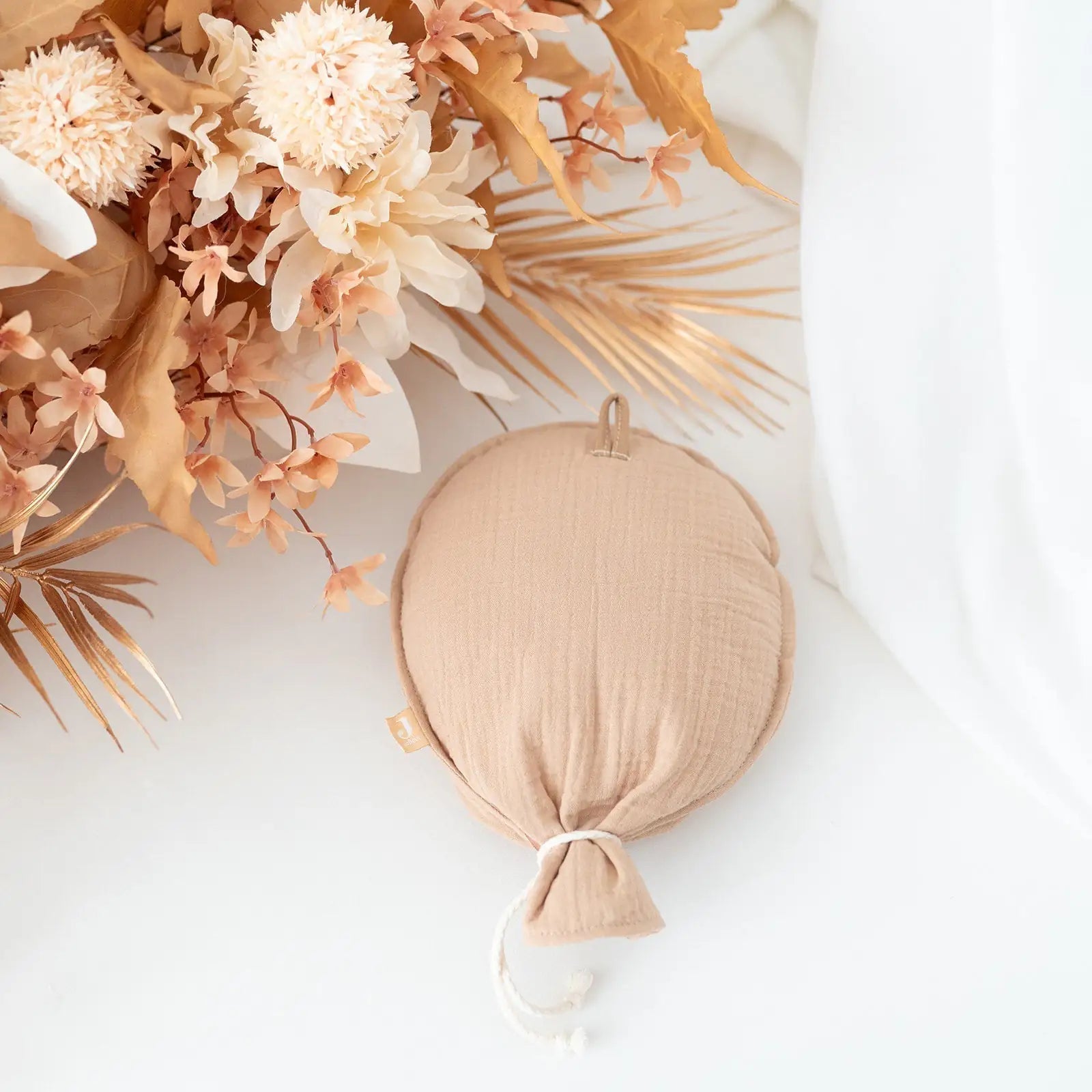 JOLLEIN Stoffballon Kinderzimmer - creme und braun - wunderwunsch