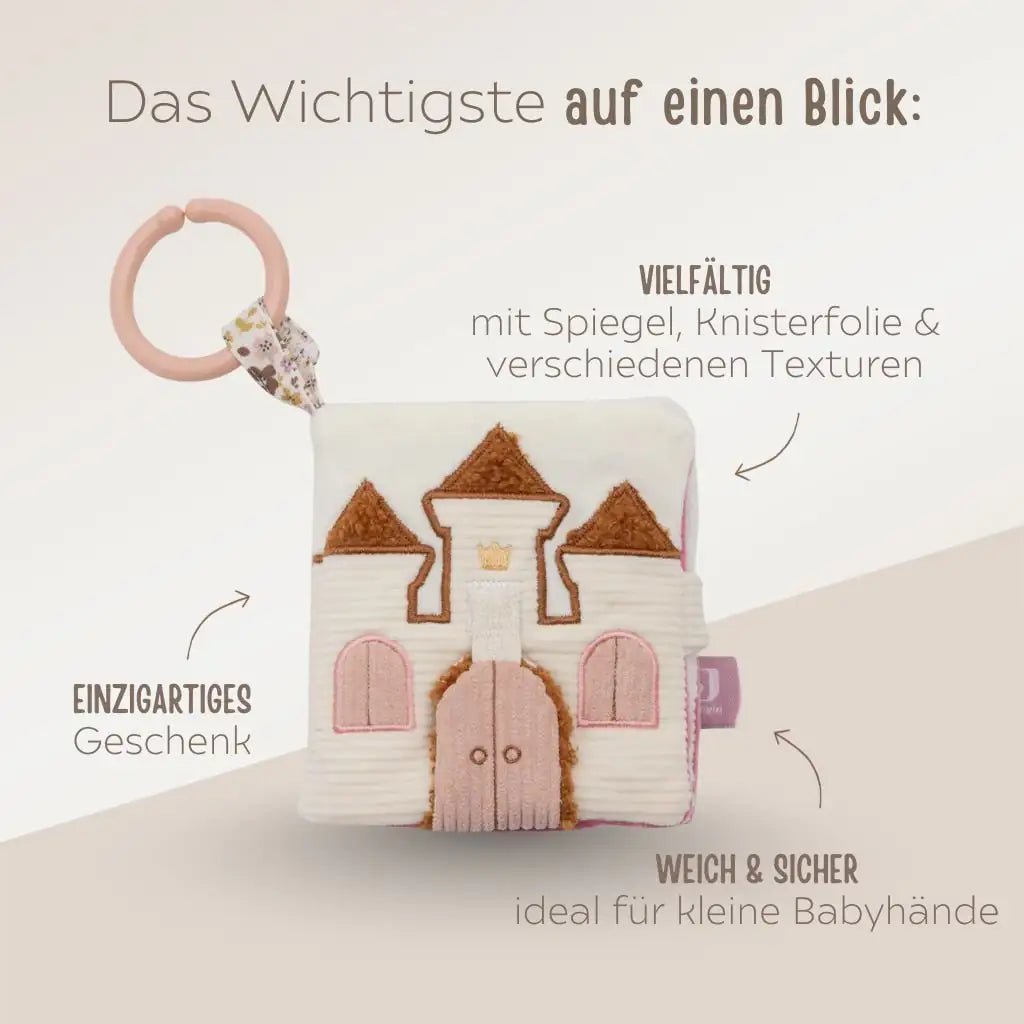 JOLLEIN Stoffbuch Märchenwelt personalisierbar - wunderwunsch