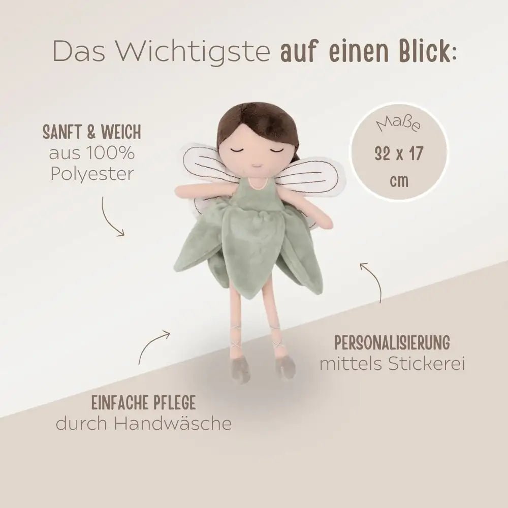 JOLLEIN Zahnfee Stoffpuppe personalisiert - wunderwunsch