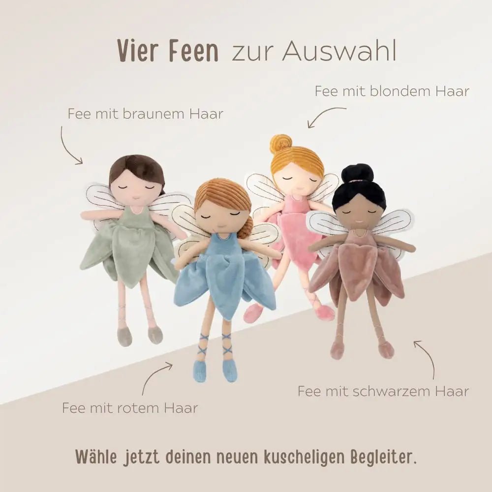 JOLLEIN Zahnfee Stoffpuppe personalisiert - wunderwunsch