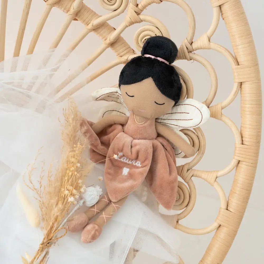 JOLLEIN Zahnfee Stoffpuppe personalisiert - wunderwunsch