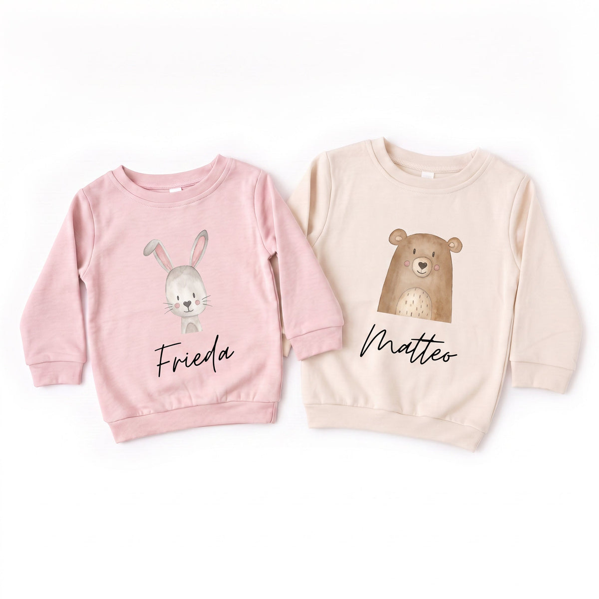 Kinder Sweatshirt "Tier" personalisiert - wunderwunsch