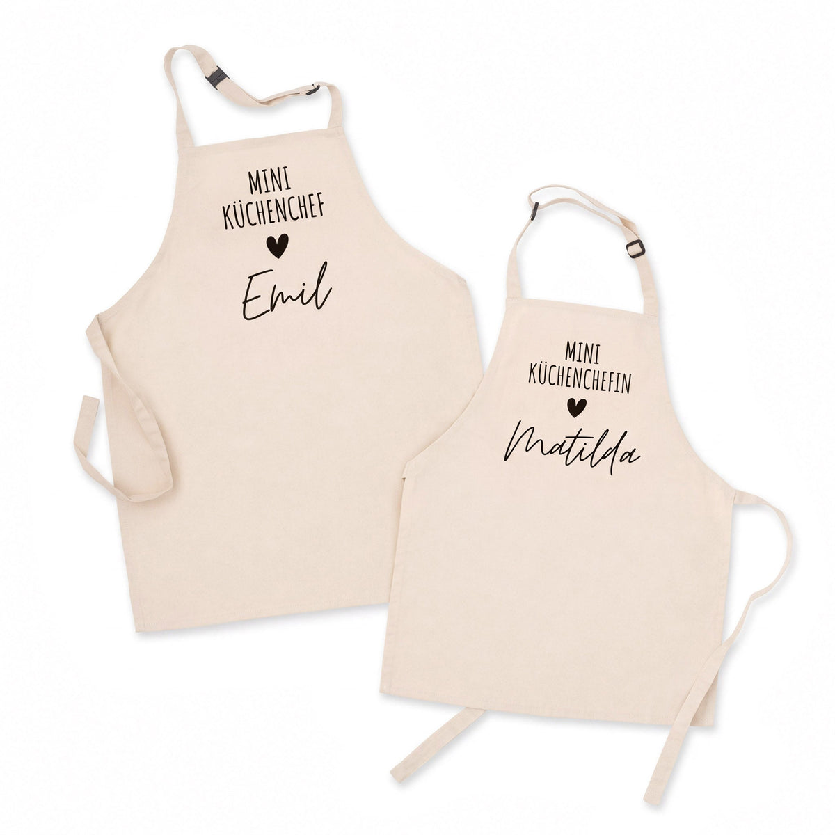Kinderschürze personalisiert - Mini Küchenchef-/in - wunderwunsch