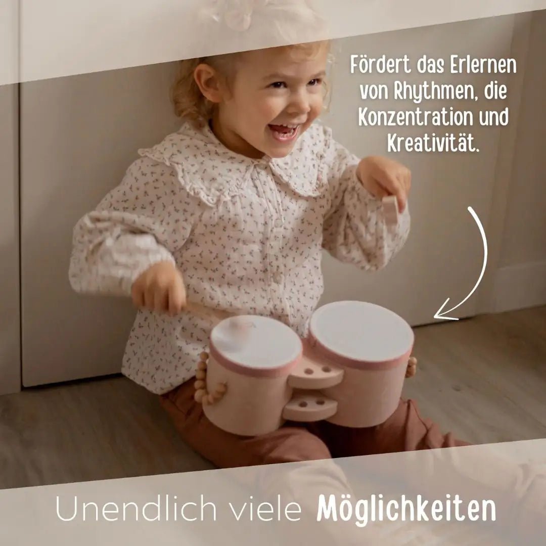 LABEL LABEL Bongo Trommeln personalisierbar - wunderwunsch