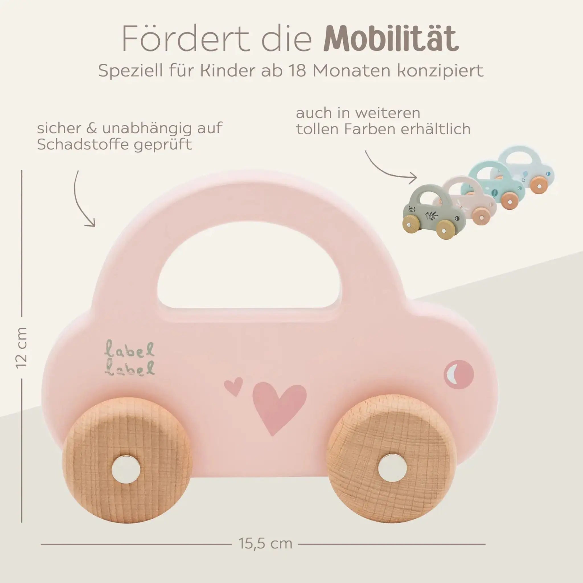LABEL LABEL Holz Auto personalisiert - wunderwunsch
