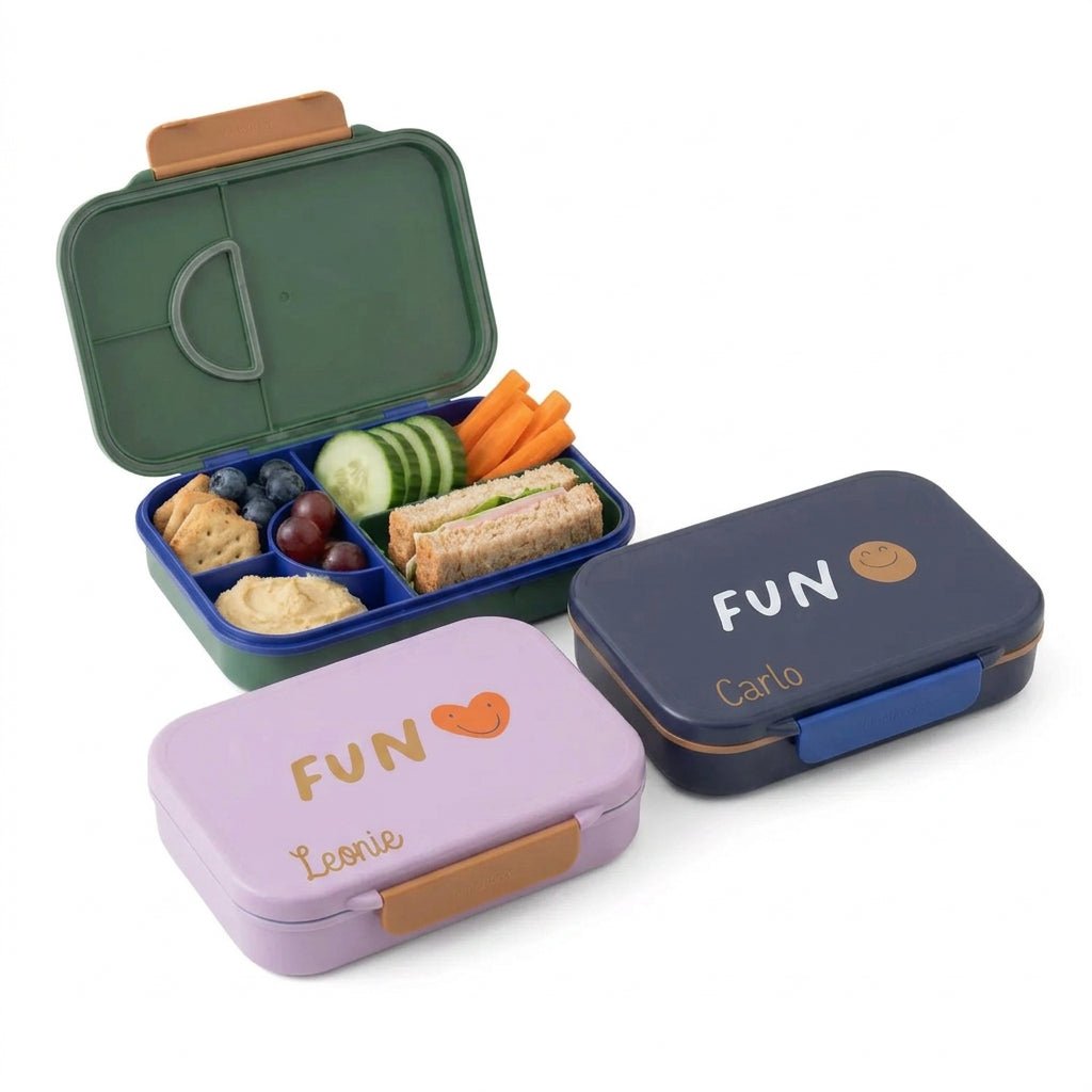 LÄSSIG Bento Brotdose "Little Gang" personalisiert - wunderwunsch