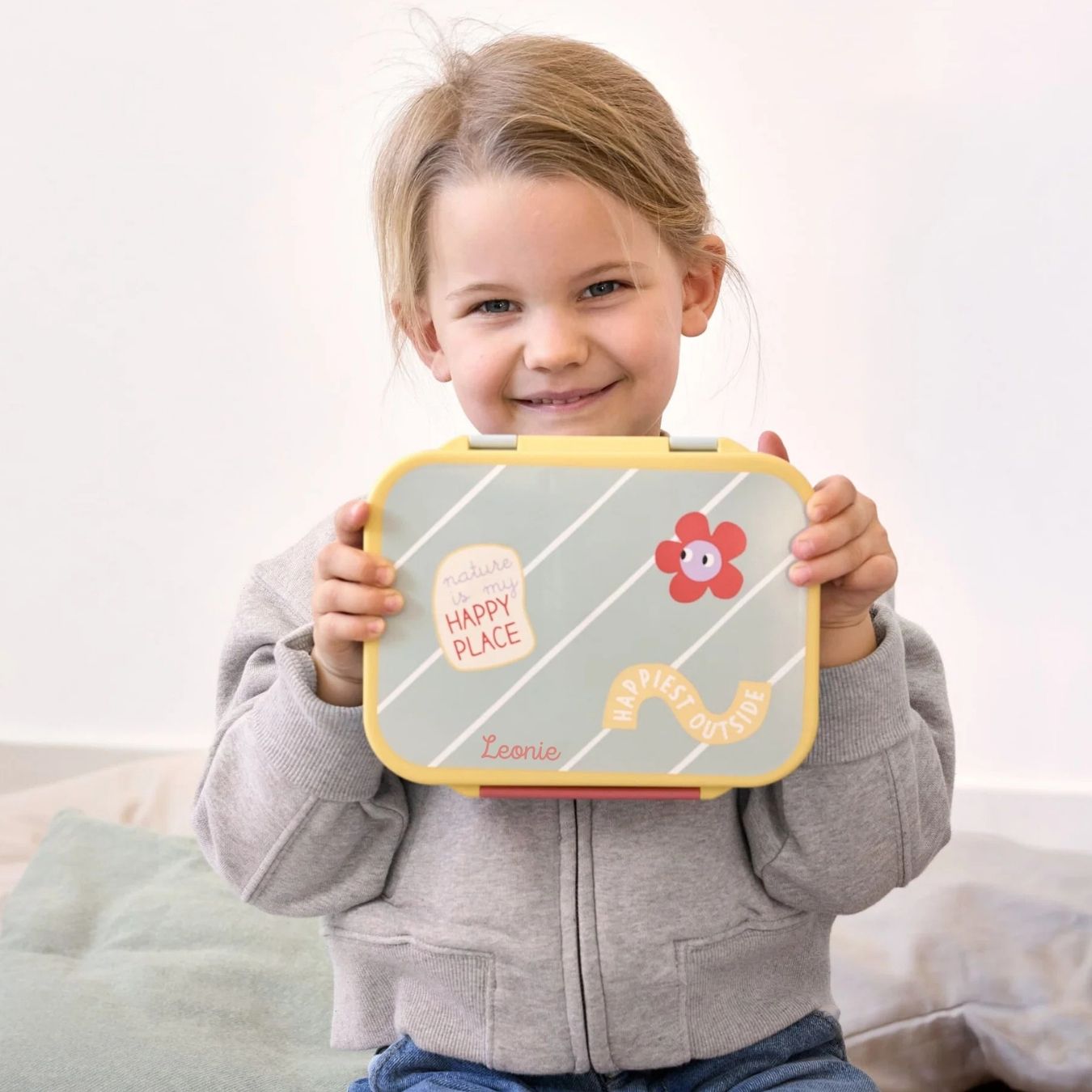 LÄSSIG Bento Brotdose personalisiert - Happy Trails - wunderwunsch