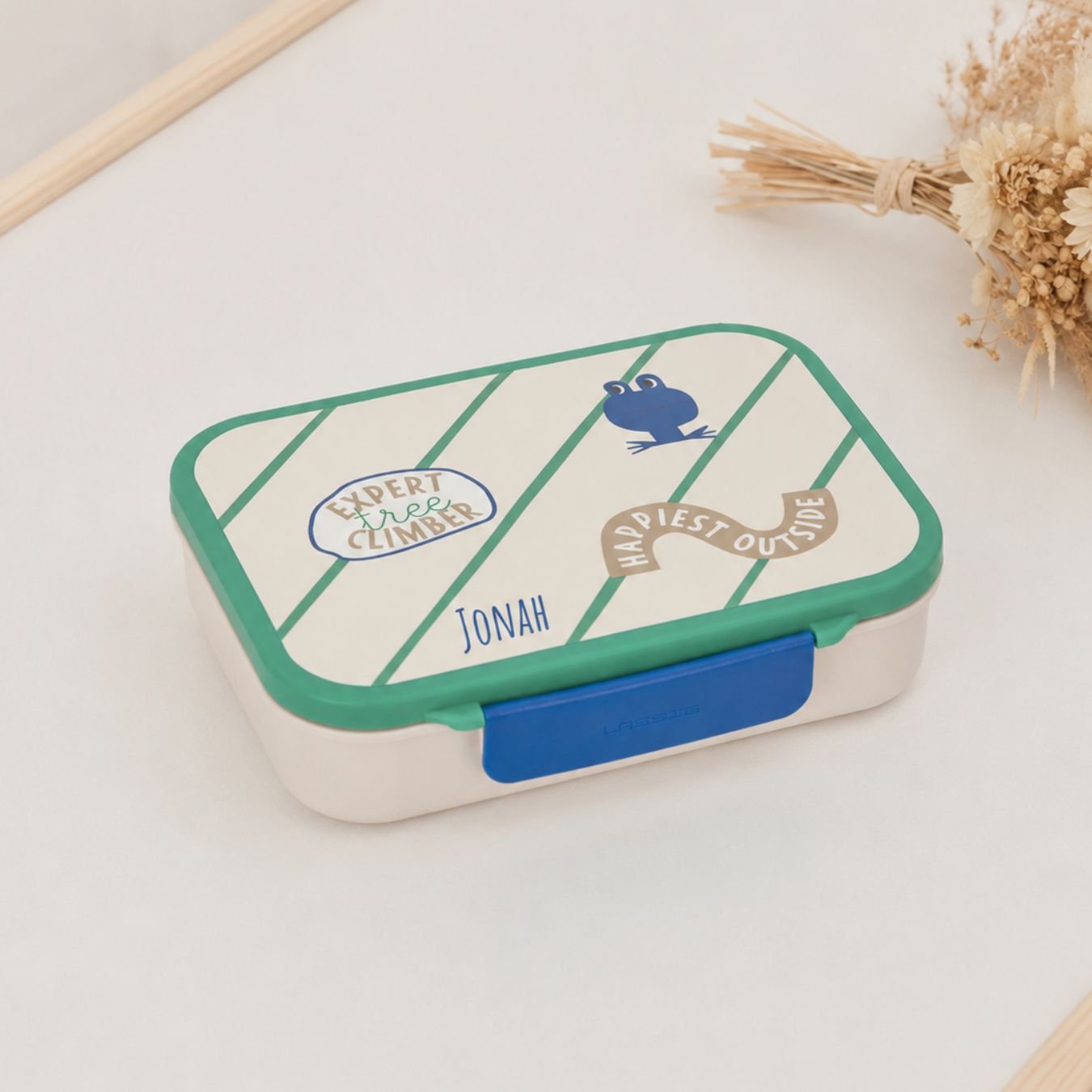 LÄSSIG Bento Brotdose personalisiert - Happy Trails - wunderwunsch