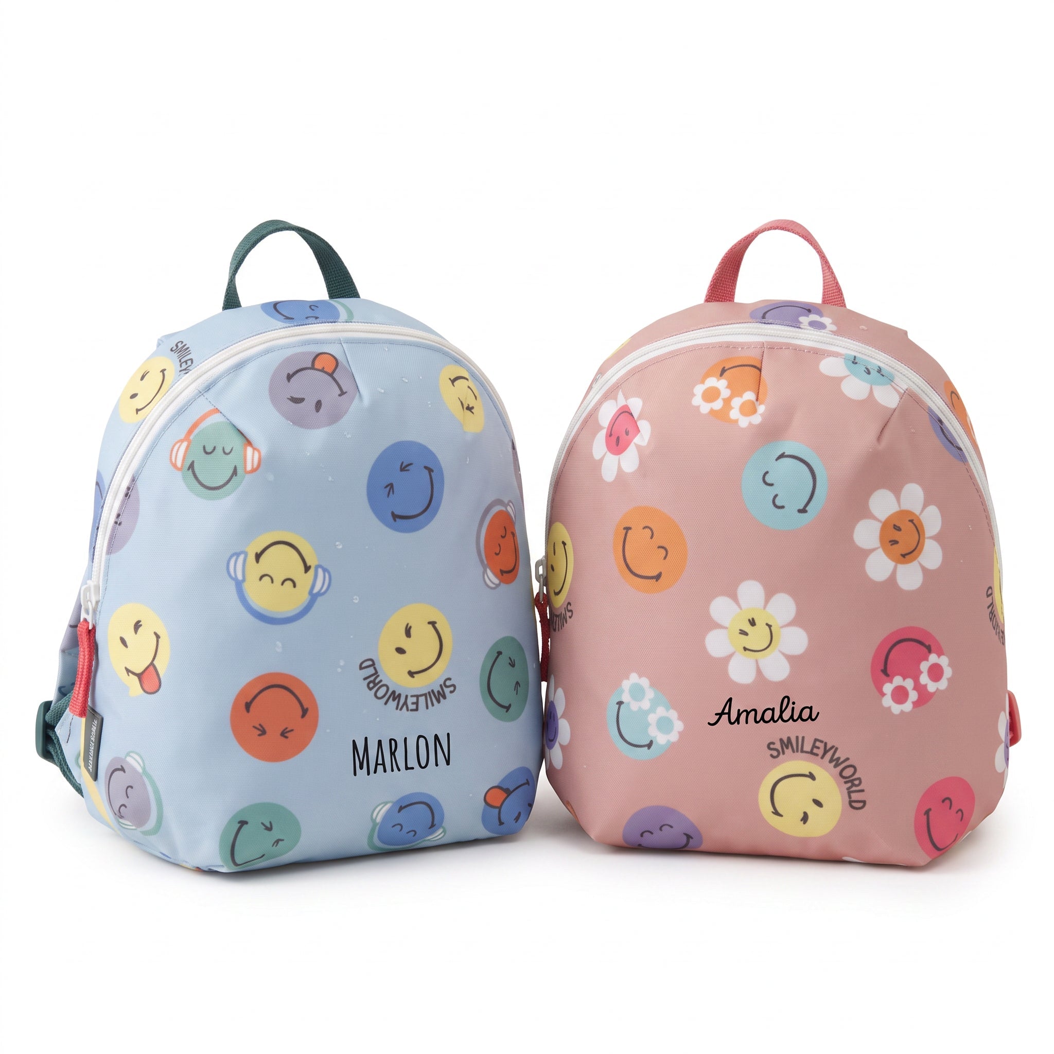 LÄSSIG Kinderrucksack Smileys personalisiert - wunderwunsch