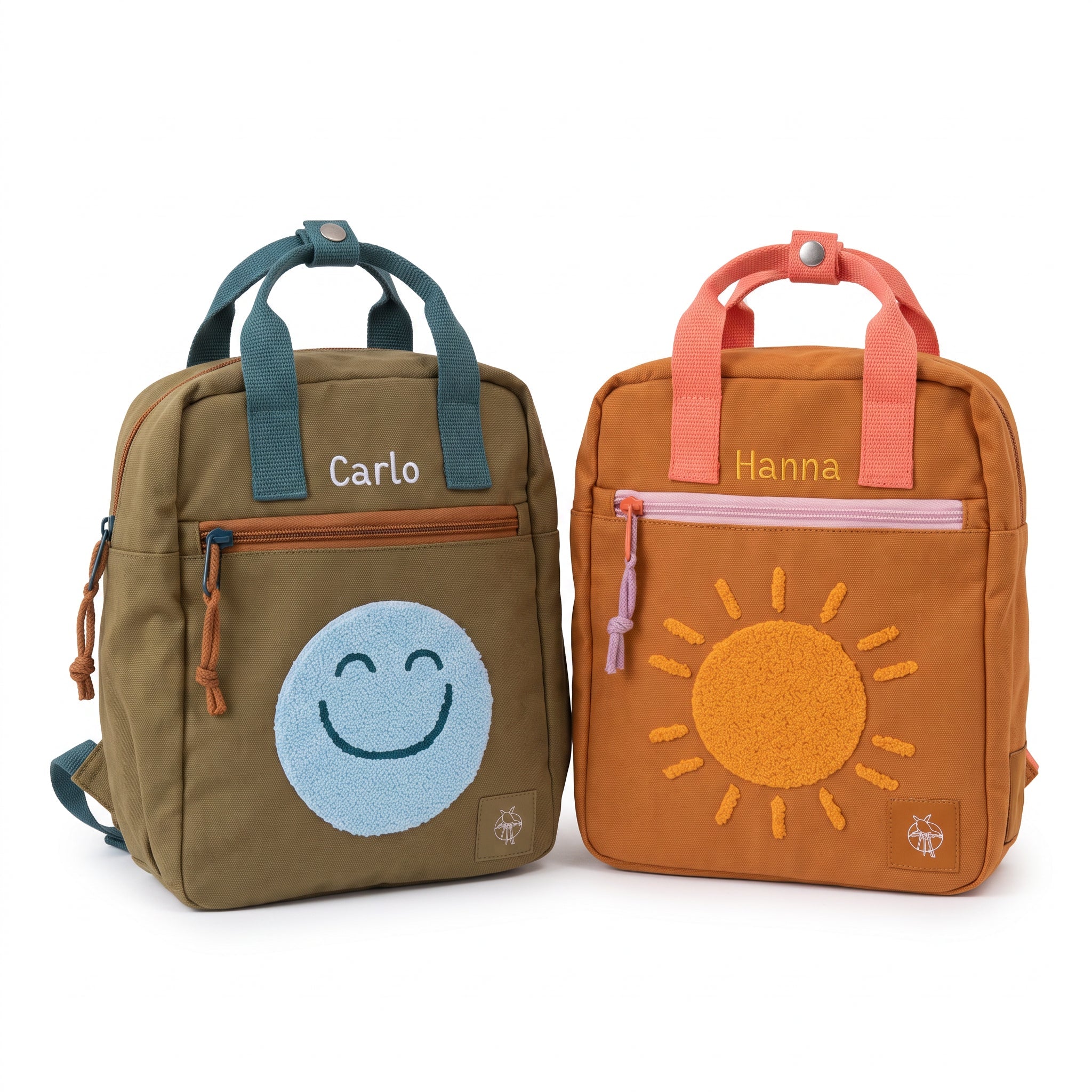 LÄSSIG Rucksack "Sonne" oder "Smiley" personalisiert - wunderwunsch