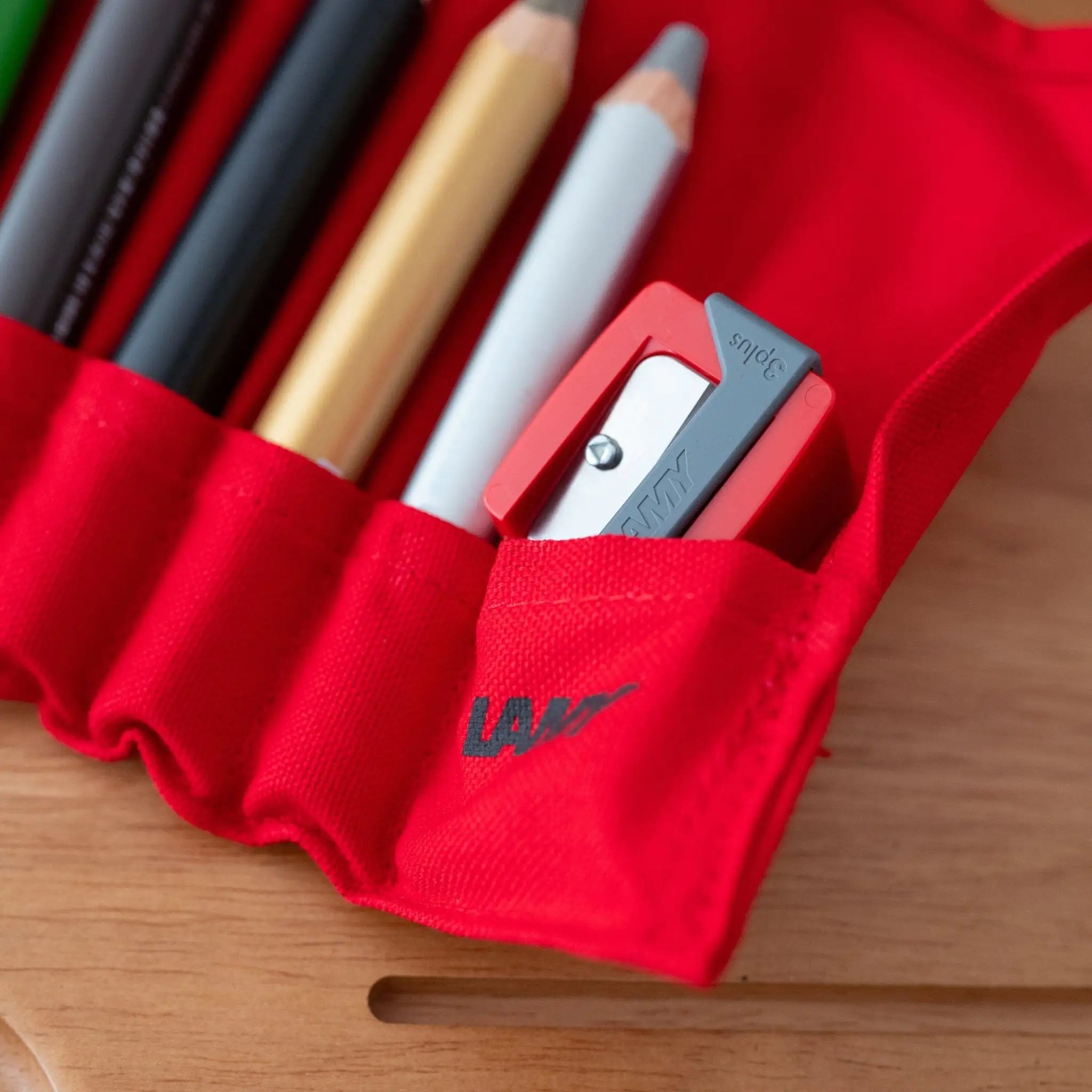 LAMY 3plus Buntstifte mit Rollmäppchen - wunderwunsch