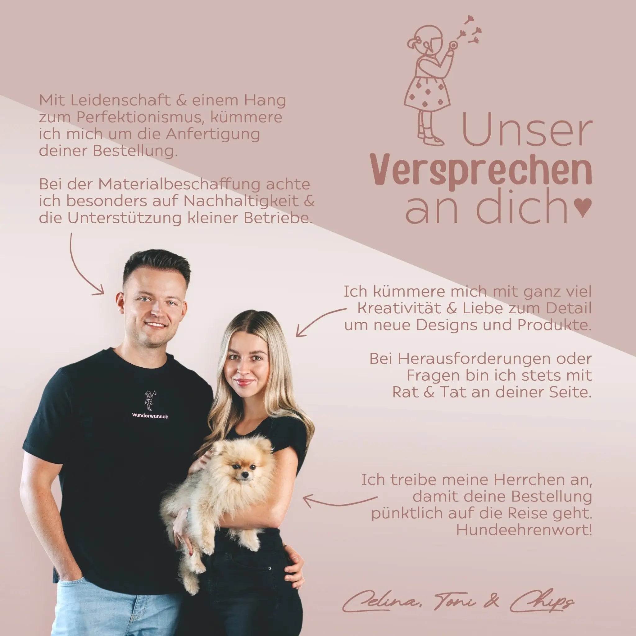 LED Nachtlicht Herz - Bär umarmt Hase - wunderwunsch