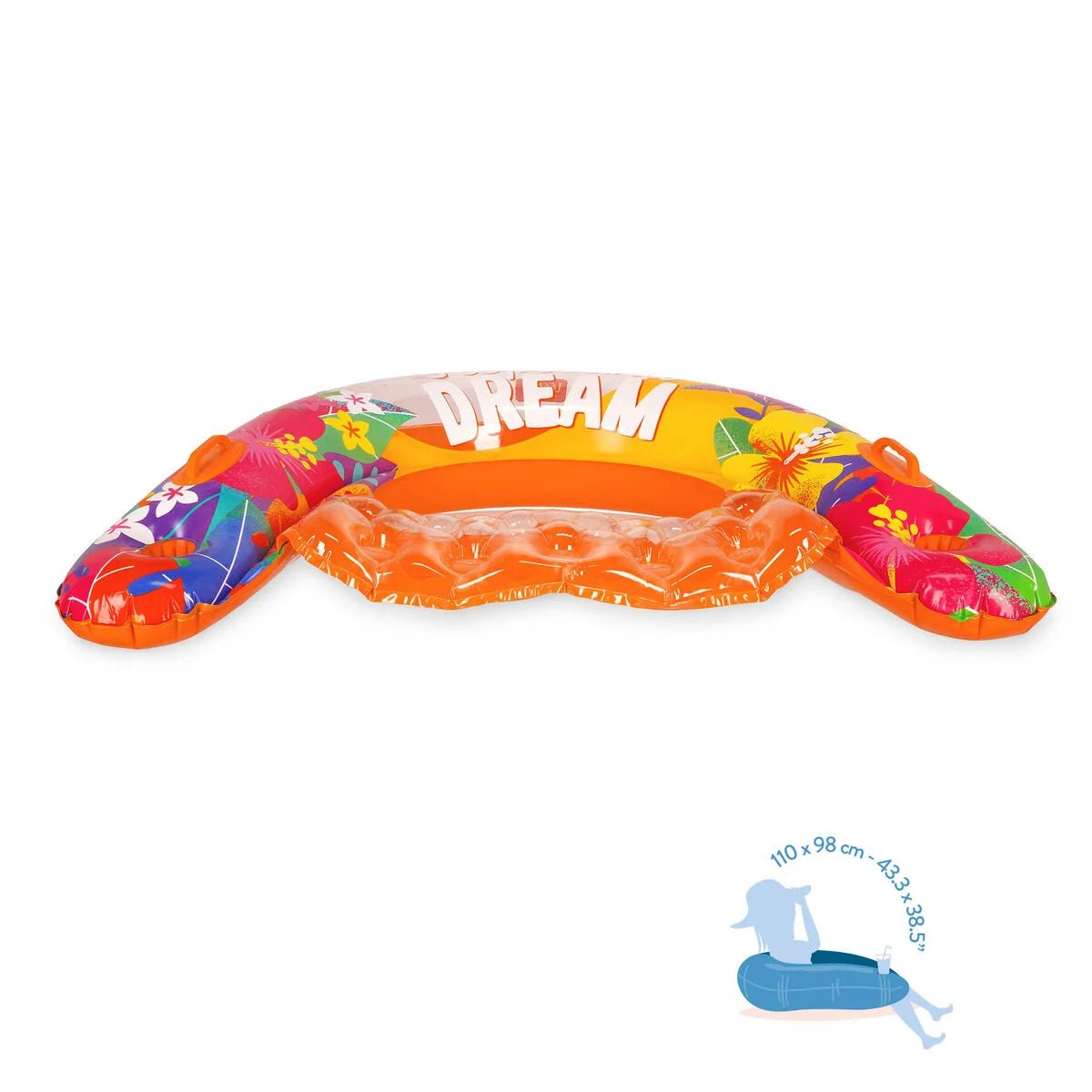 LEGAMI Aufblasbare Pool - Sessel - Tropicana Dream - wunderwunsch