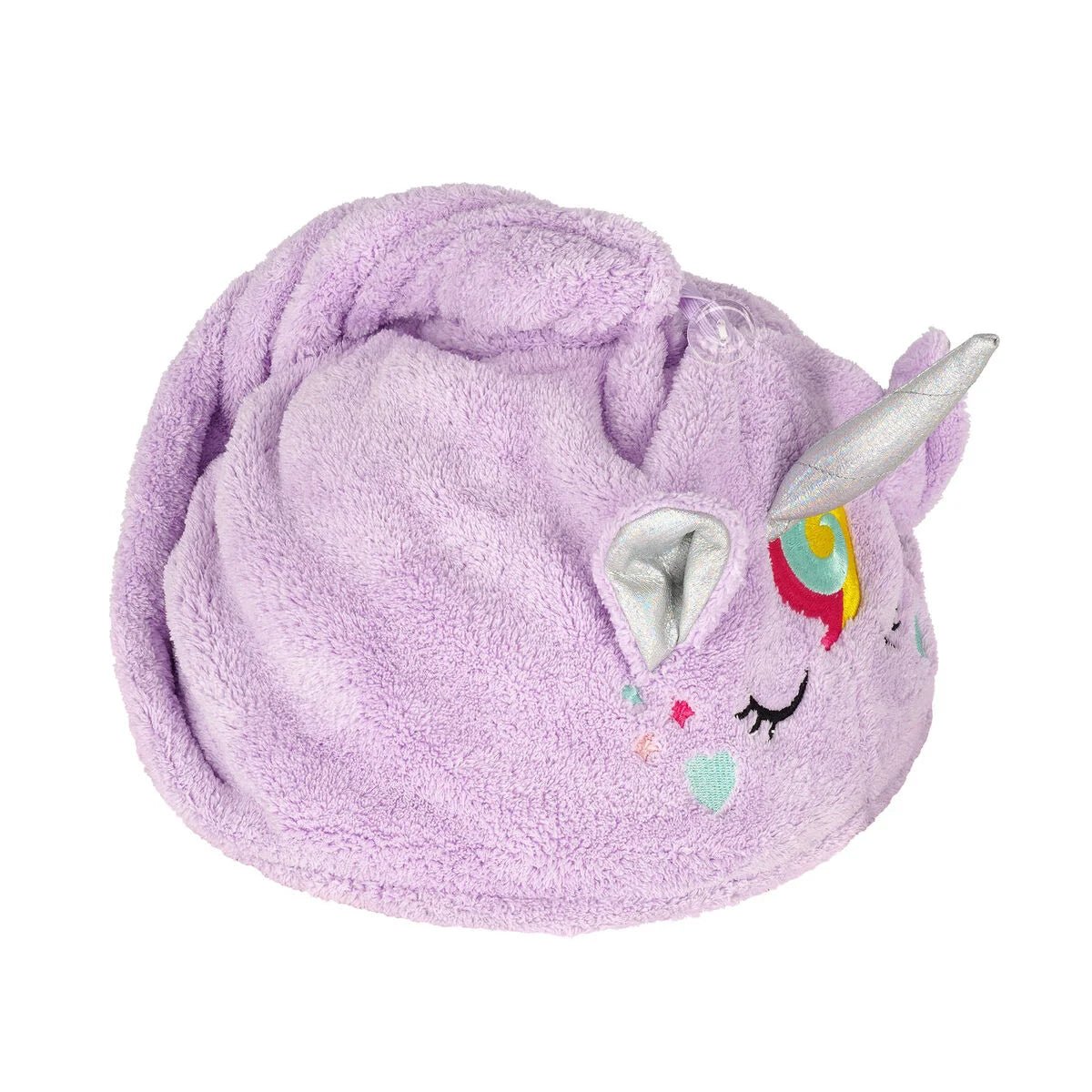 LEGAMI Turban-Handtuch personalisiert - Einhorn & Katze - wunderwunsch