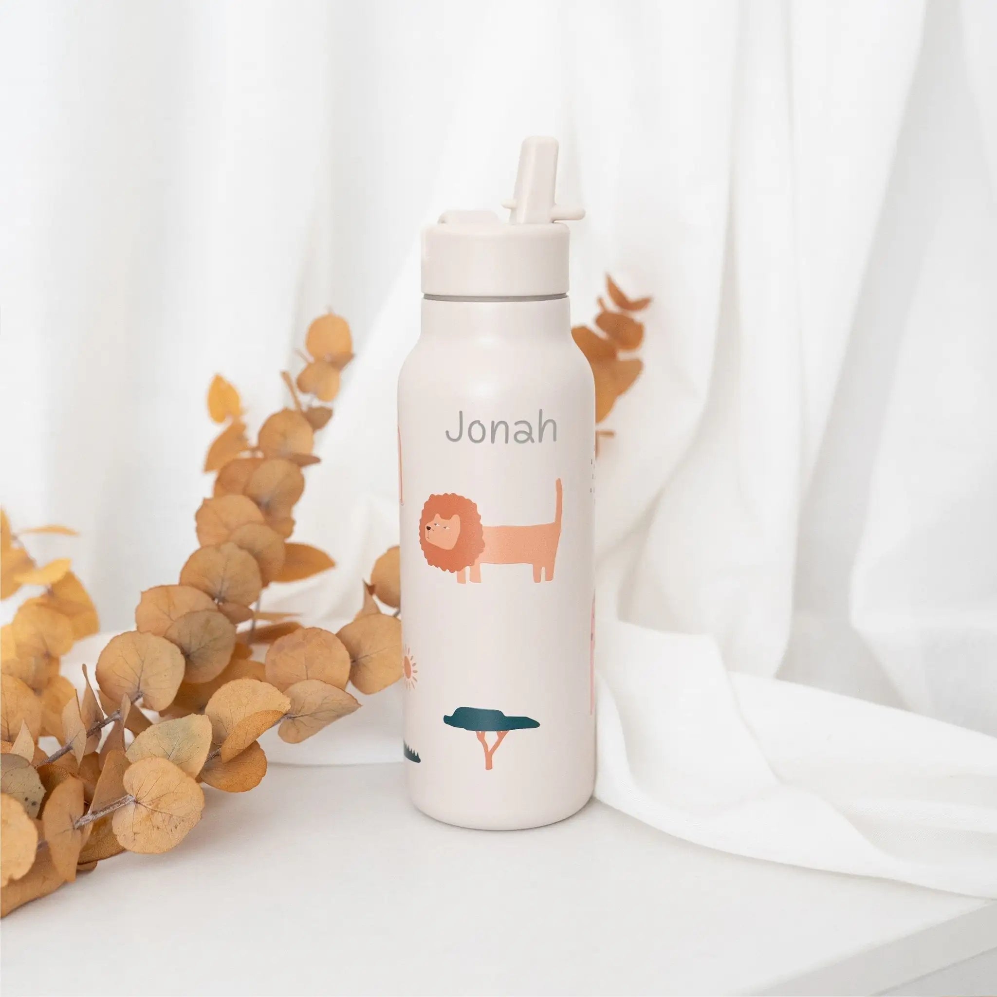 LIEWOOD Edelstahl - Trinkflasche 350ml - personalisiert - wunderwunsch