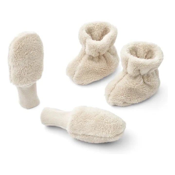 LIEWOOD Set Handschuhe und Babyschuhe Seidenfarben - wunderwunsch